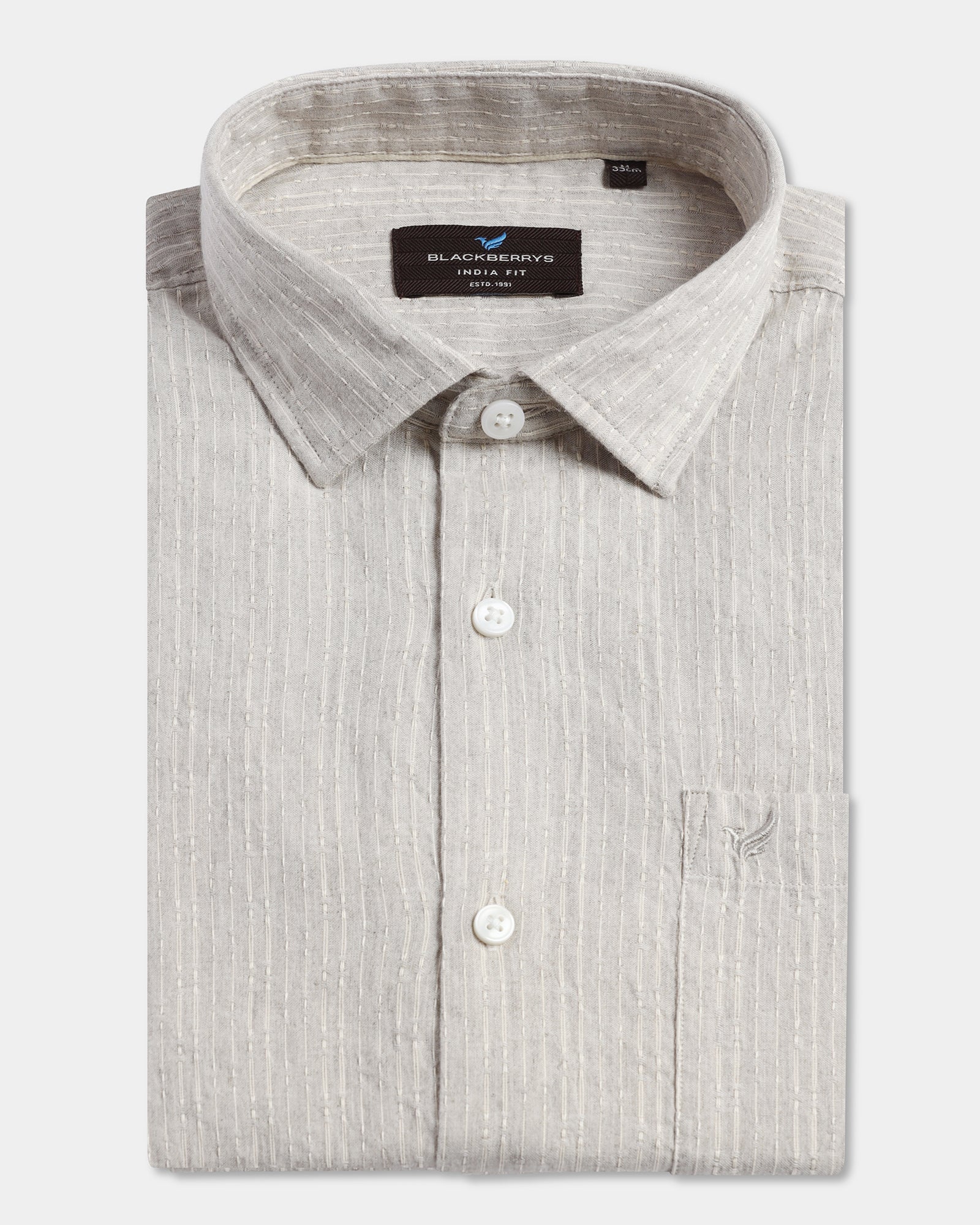 Natural Linen Stripe Shirt - Dalber