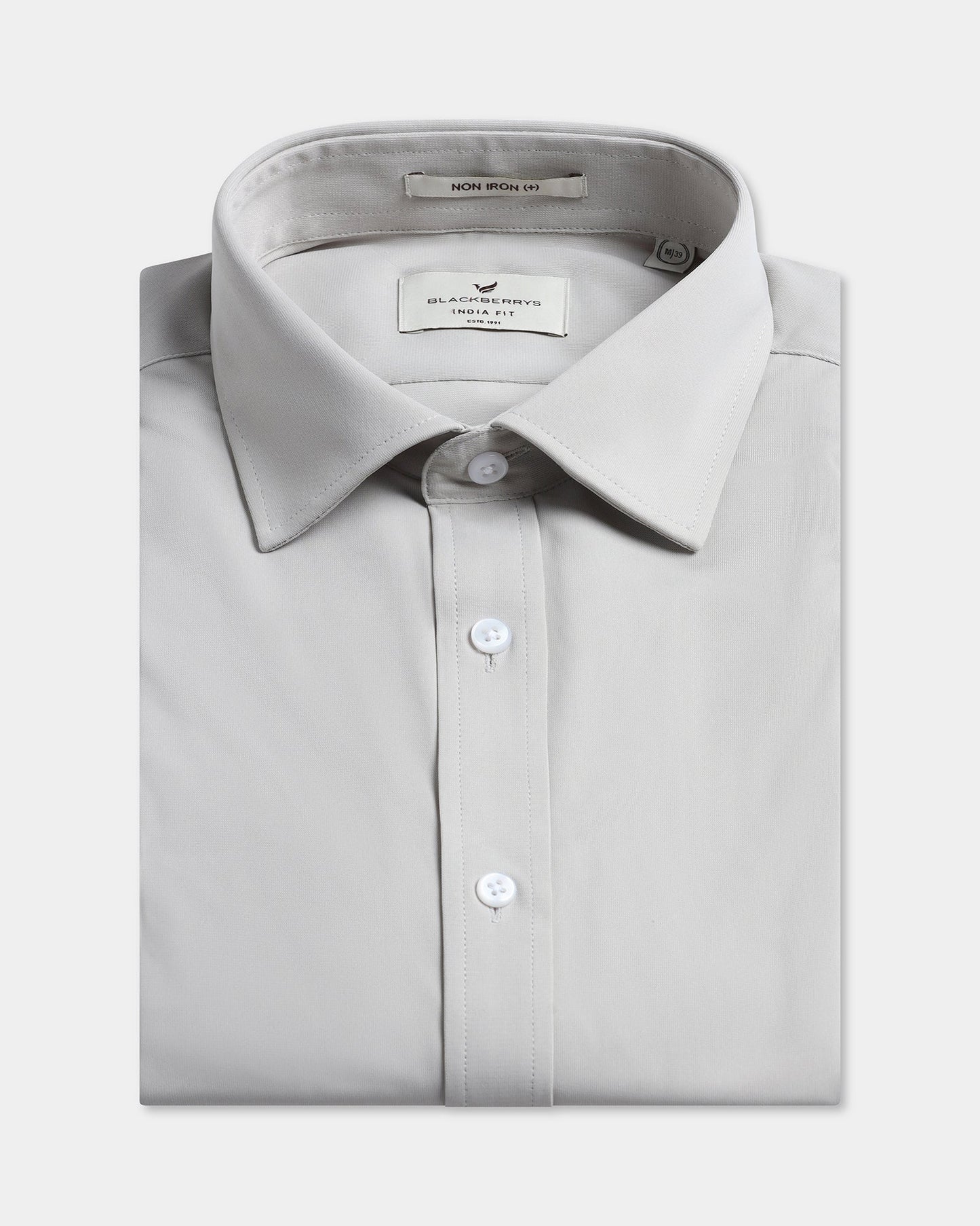 Natural Non Iron Solid Shirt - Electra E