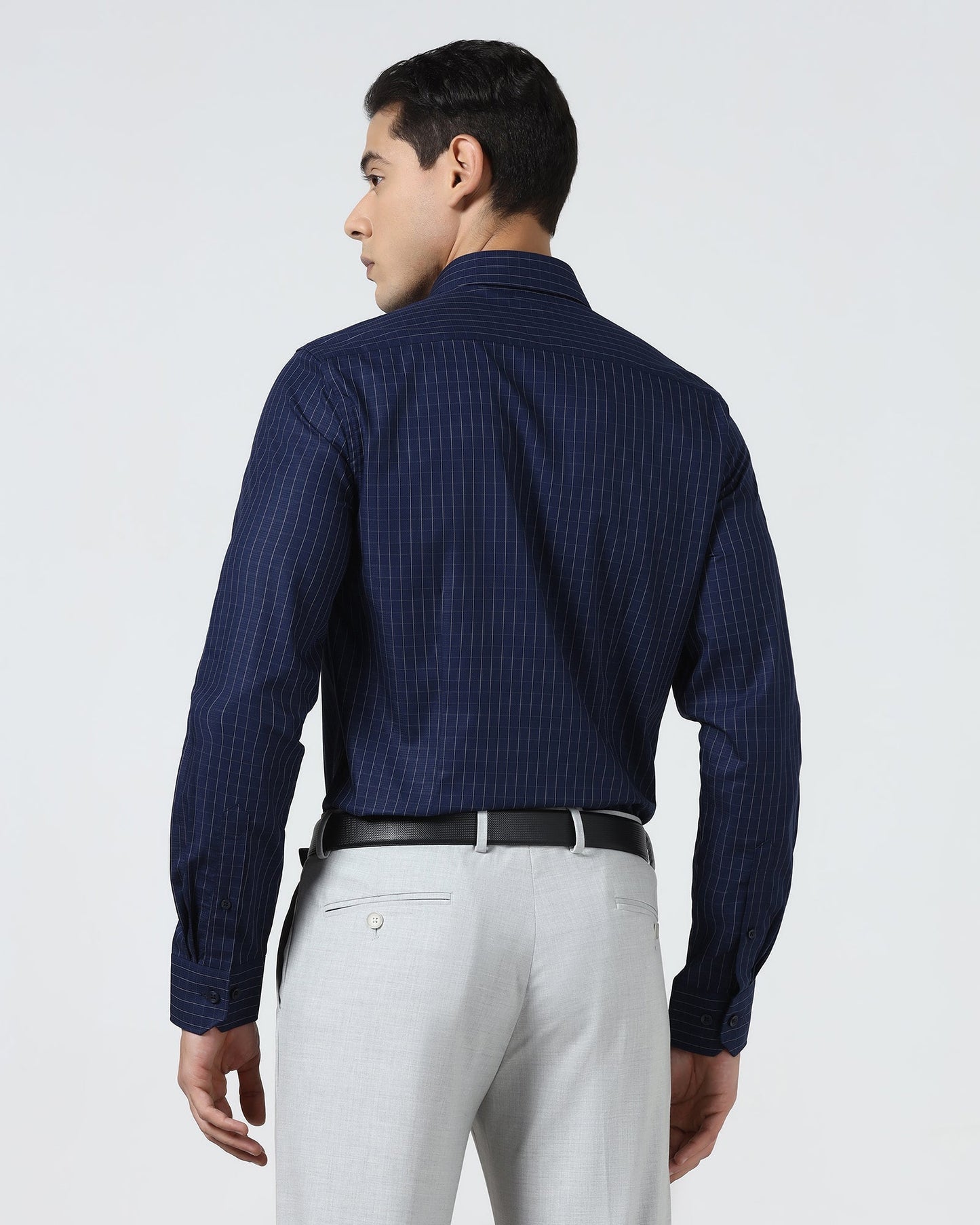 Navy Check Shirt - Canoe