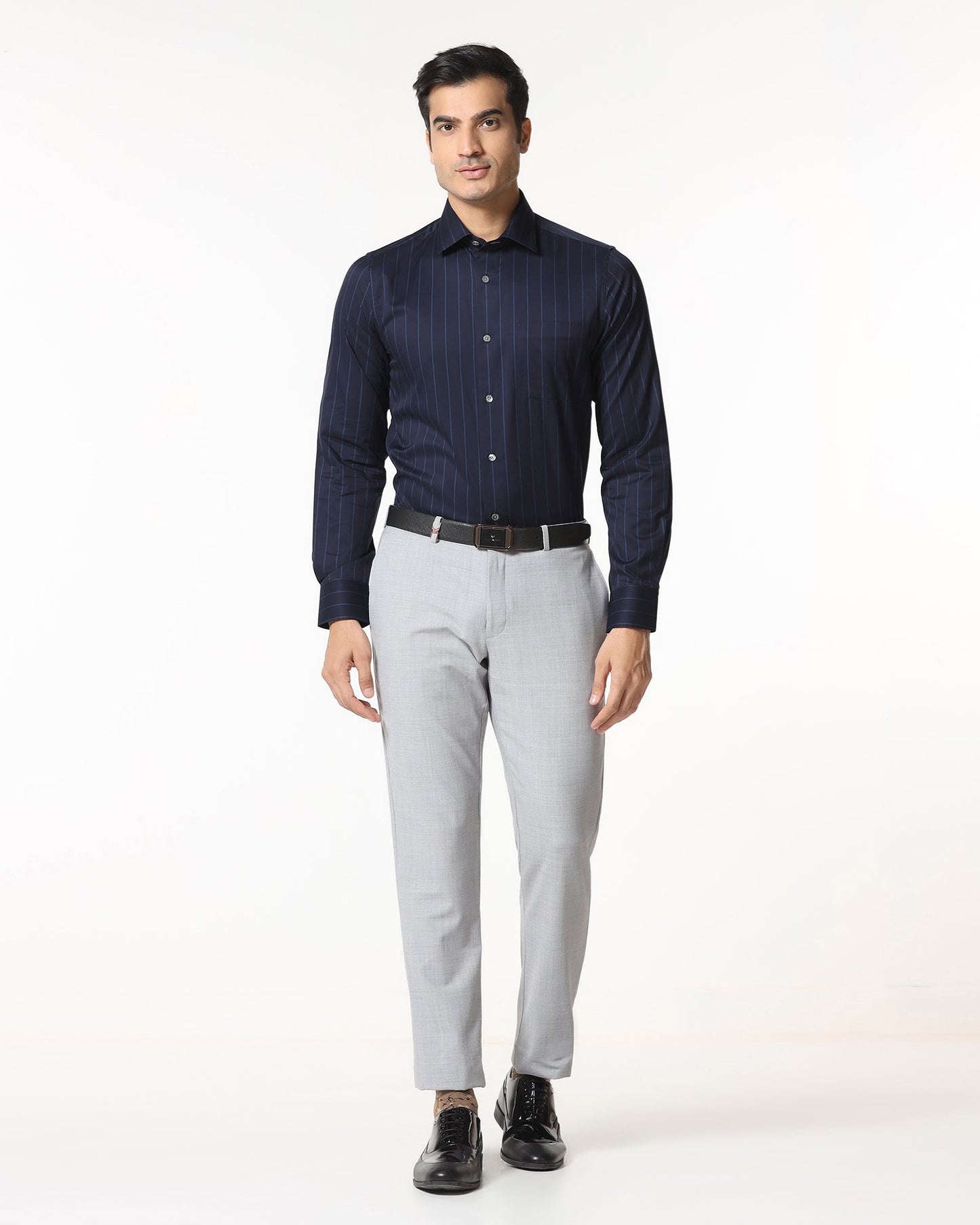 Navy Luxe Stripe Shirt - Stake