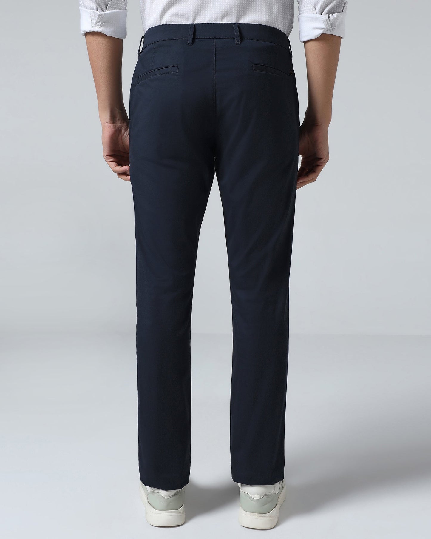 Navy Solid Khakis - Hemlock