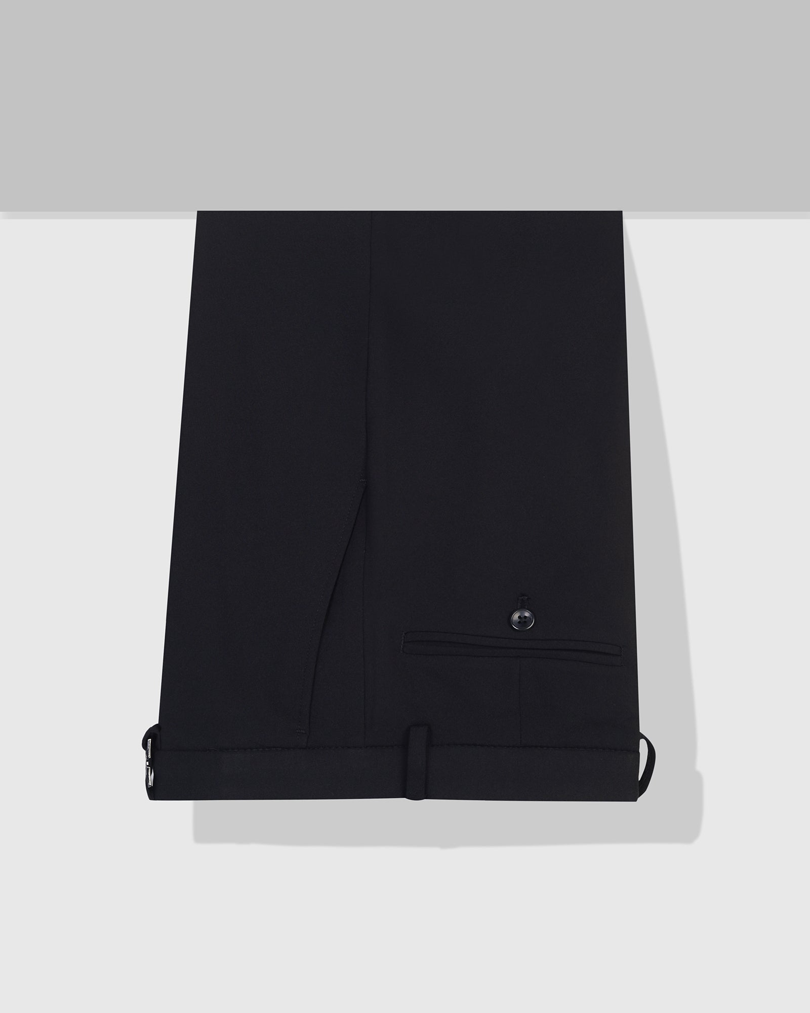 Navy Solid Trouser - Oak