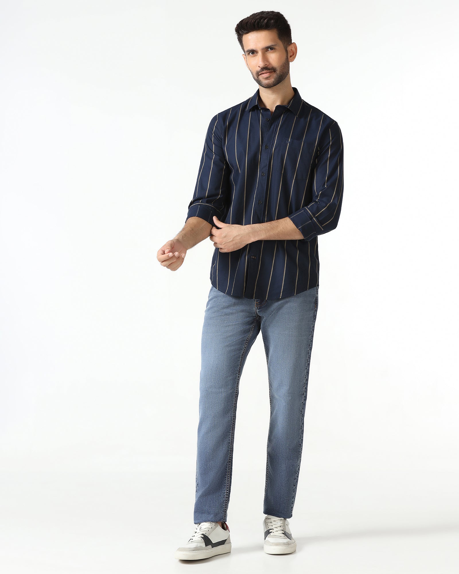 Navy Stripe Shirt - Huon