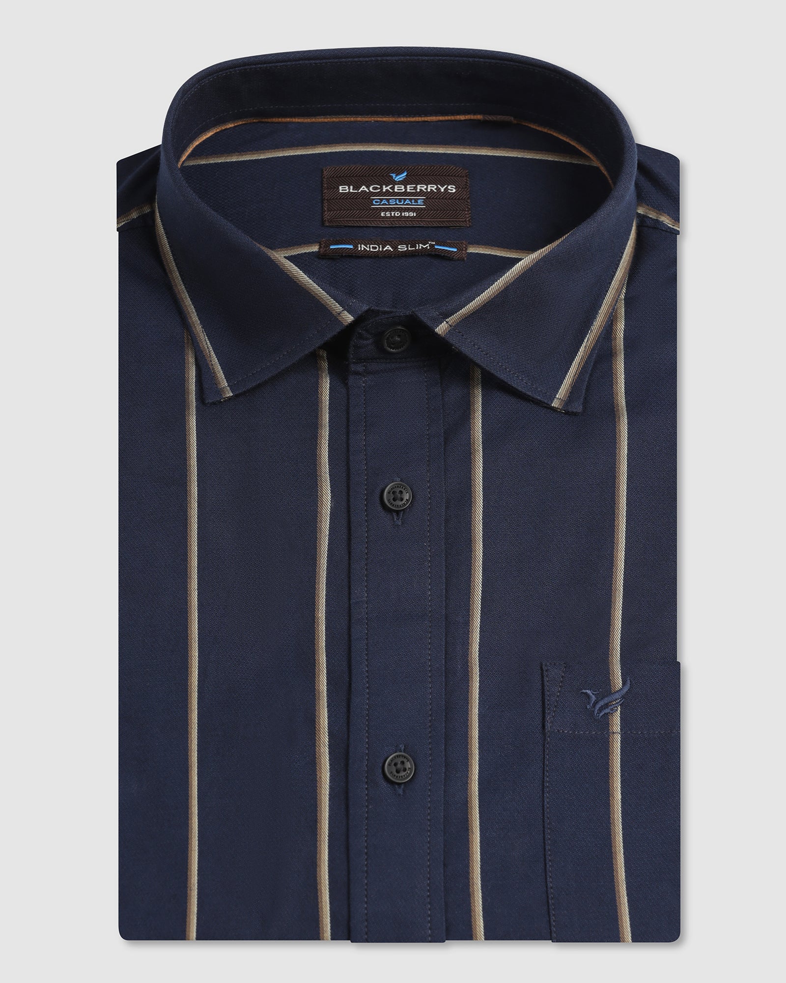 Navy Stripe Shirt - Huon