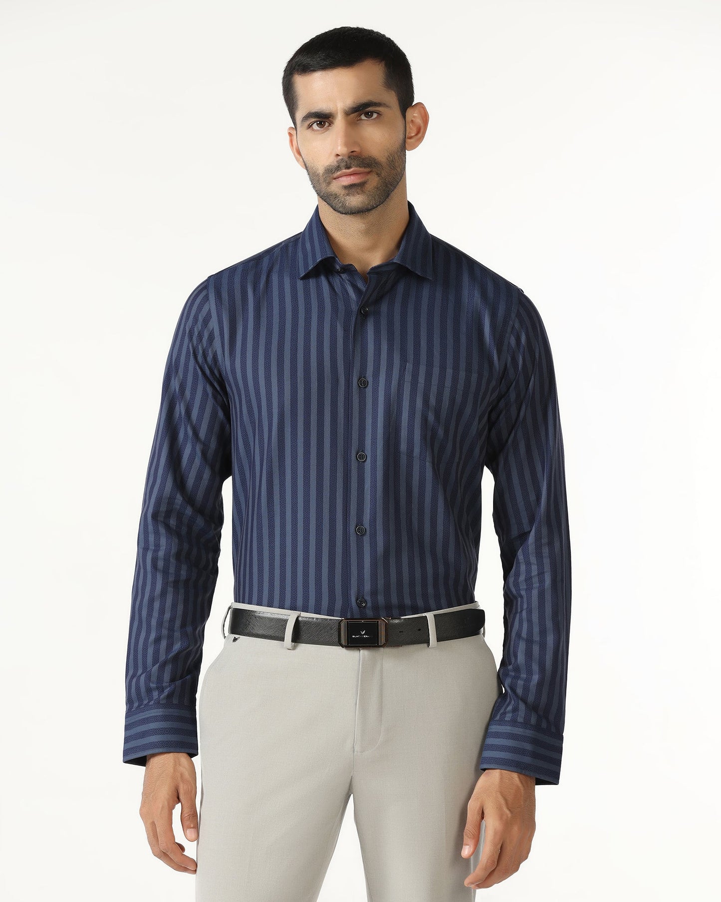 Navy Stripe Shirt - Refute
