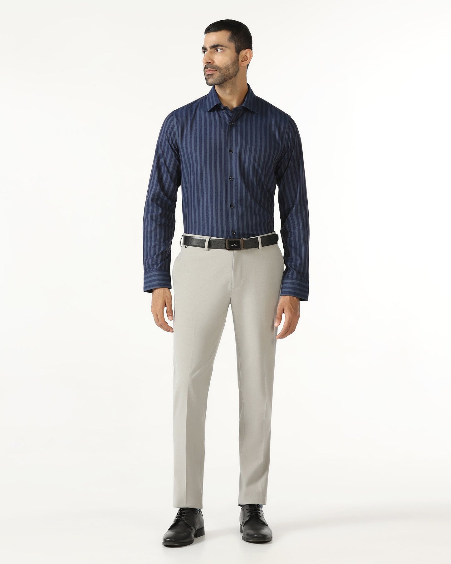 Navy Stripe Shirt - Refute