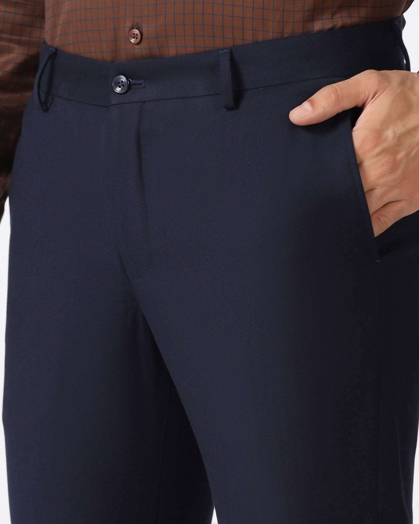 Navy Stripe Trouser - Rockford