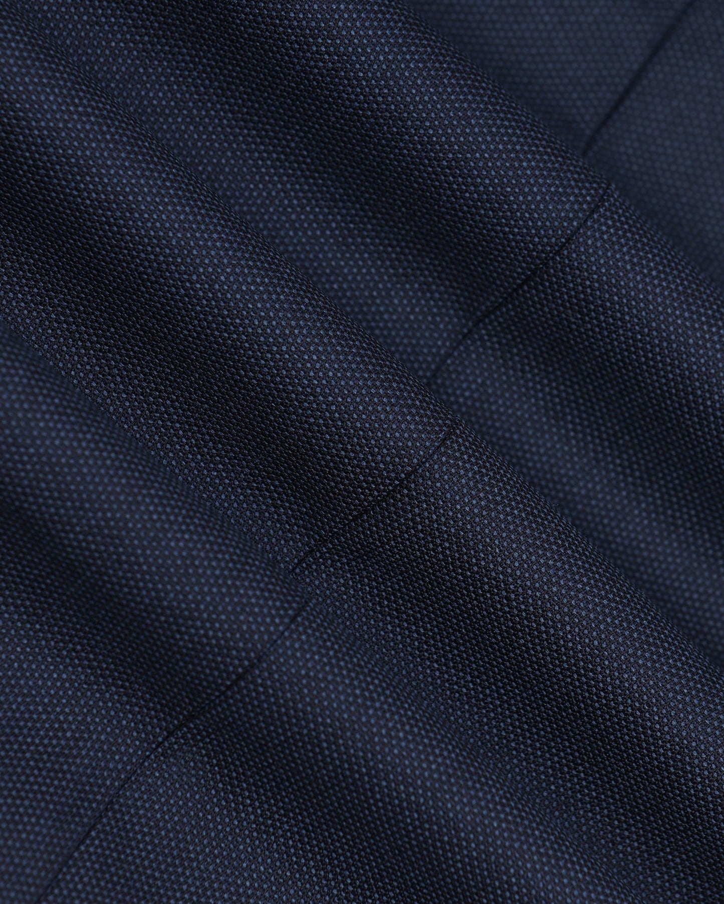 Navy Textured Trouser - Monk