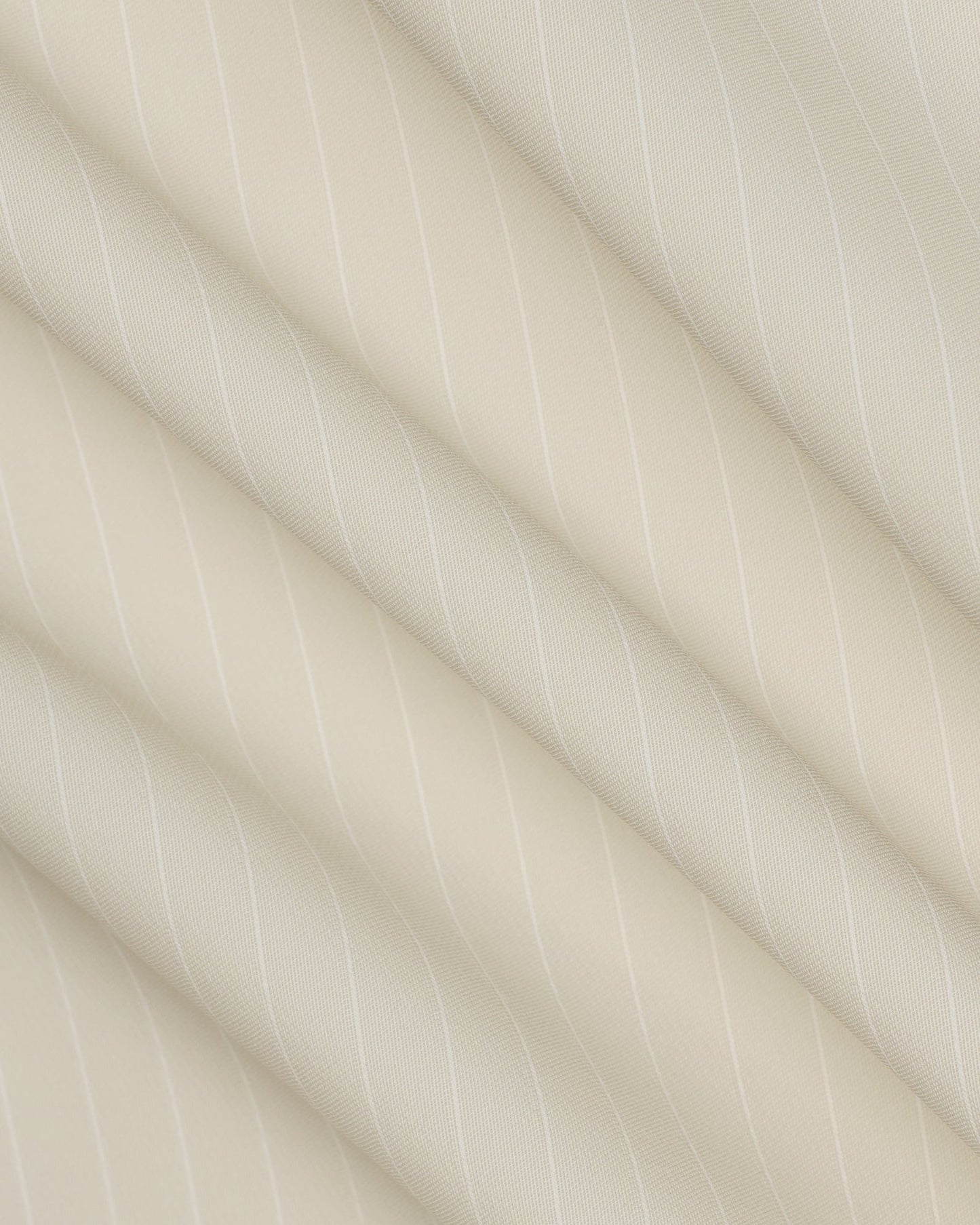 Non Iron Formal Beige Stripe Shirt - Wagon