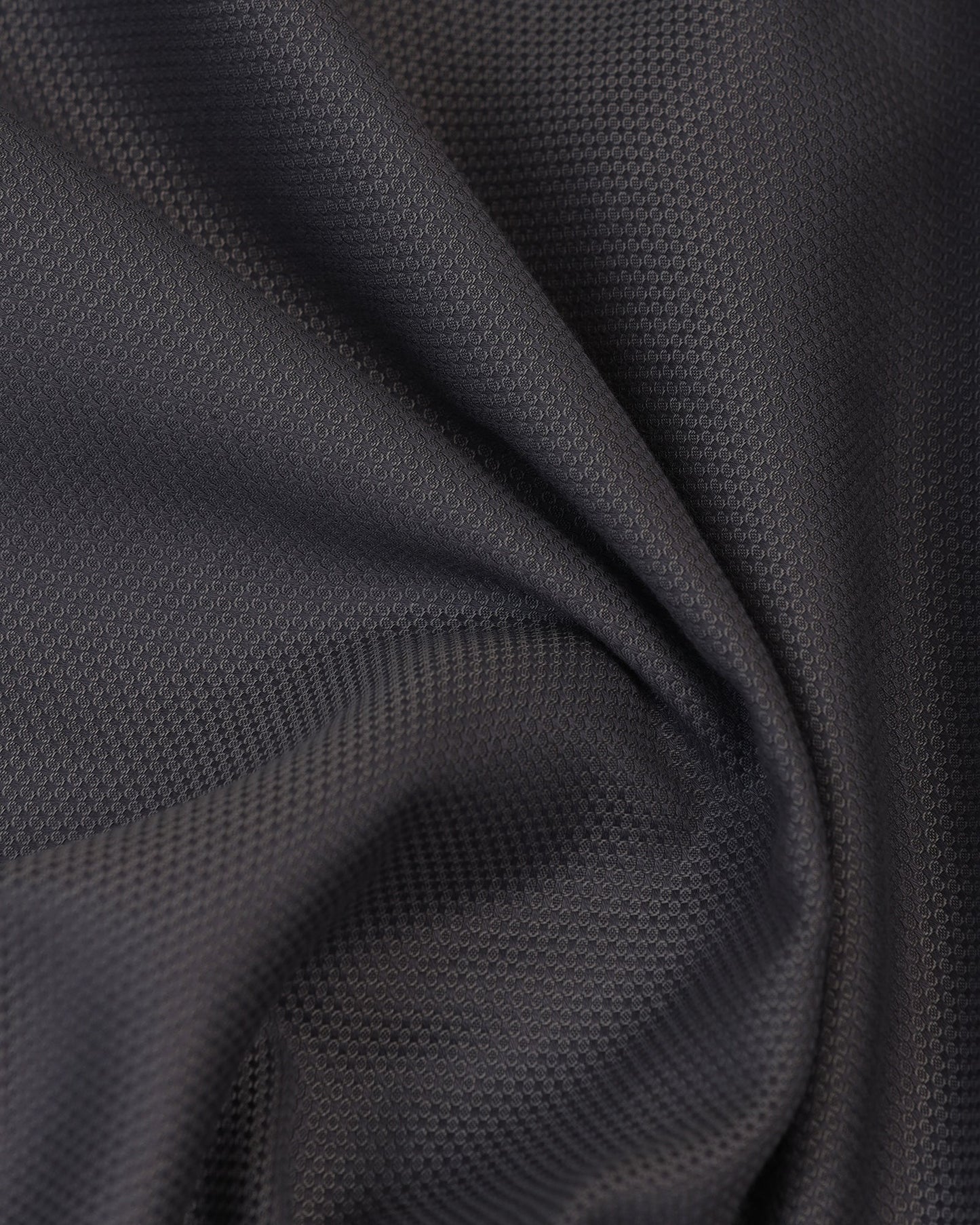 Non Iron Formal Grey Textured Shirt - Bridge