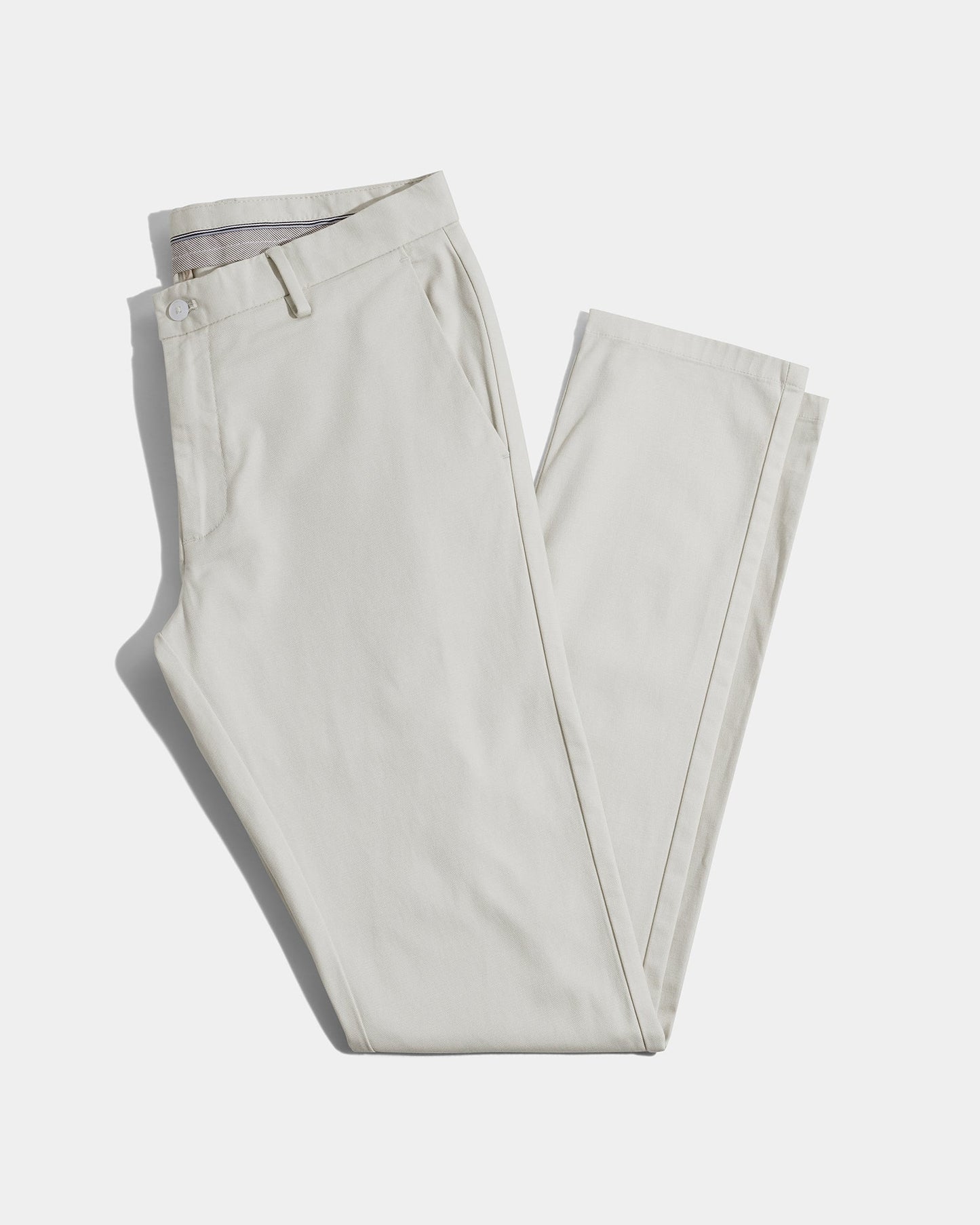 Off White Textured Khakis - Ibis