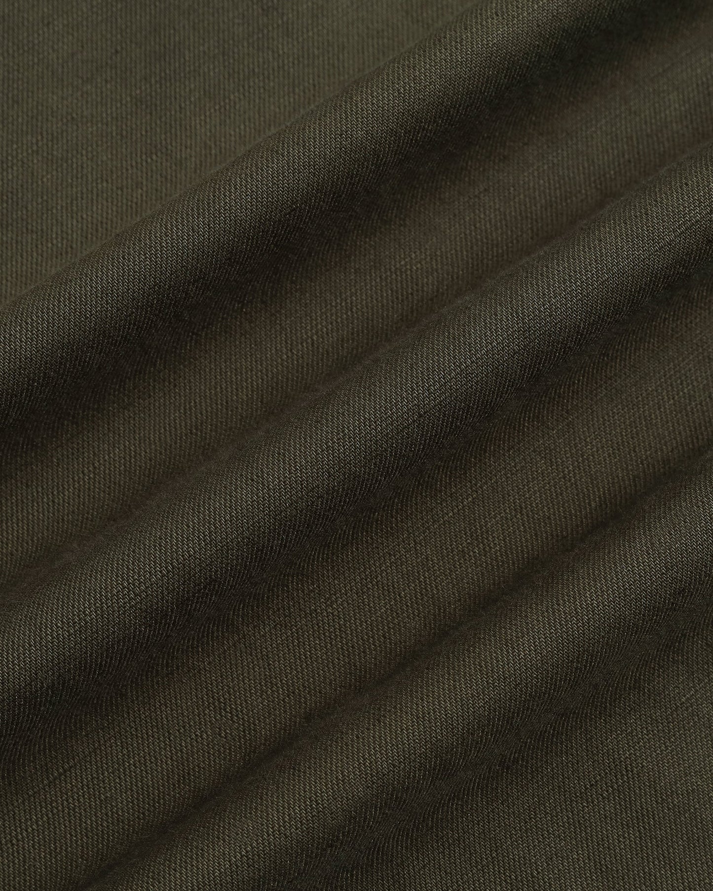 Olive Linen Solid Khakis - Hazel