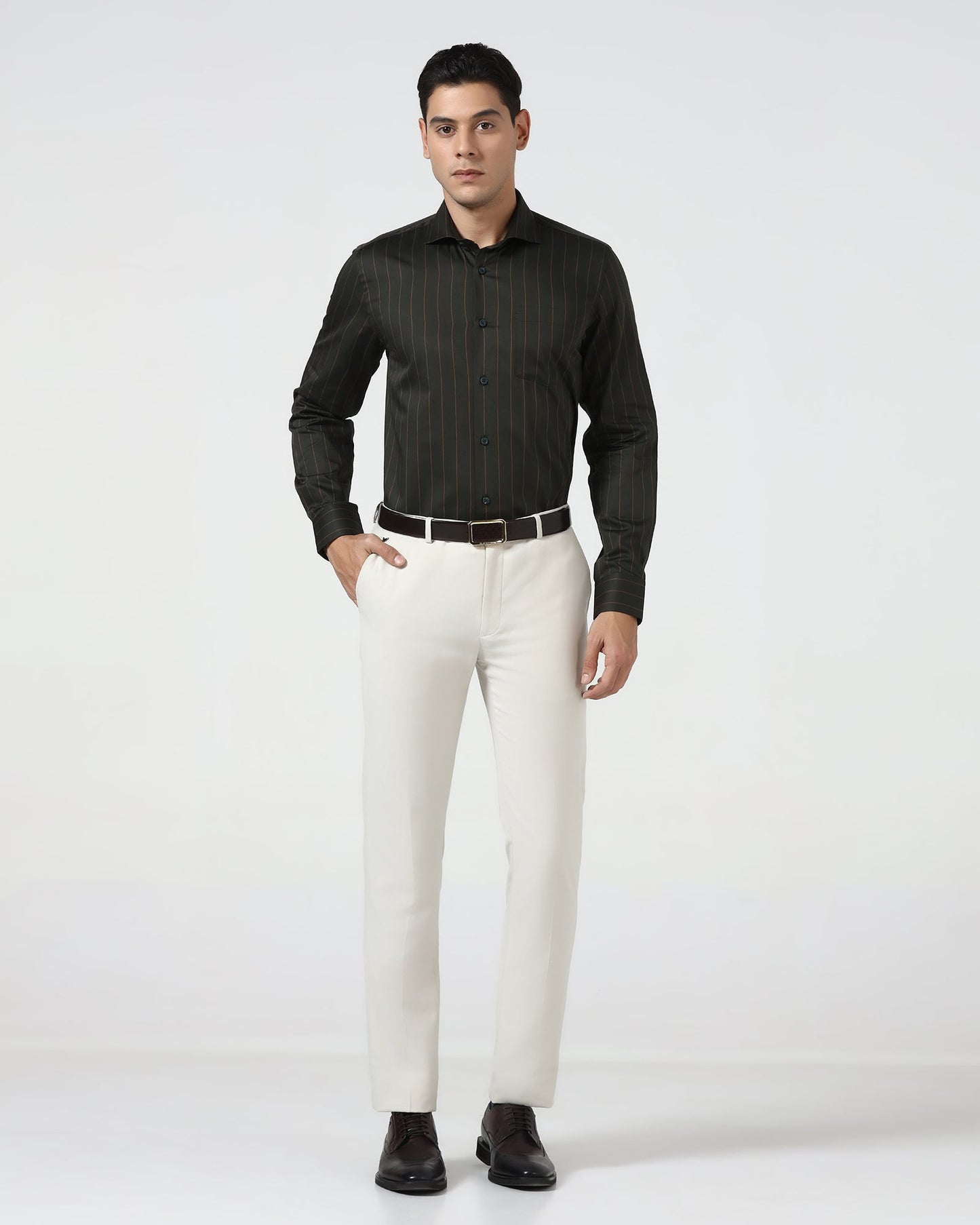 Olive Stripe Shirt - Route