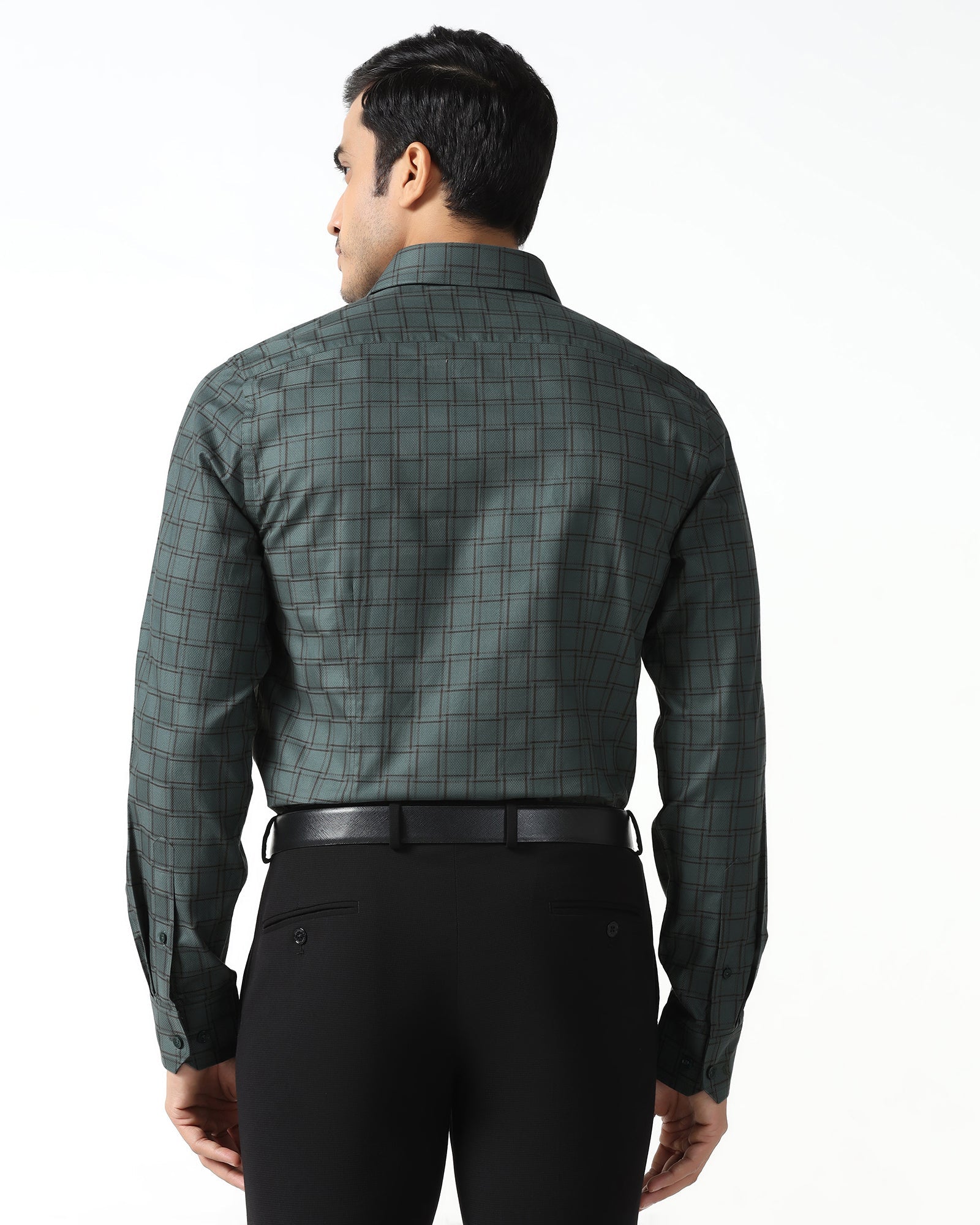 Olive Check Shirt - Ratio