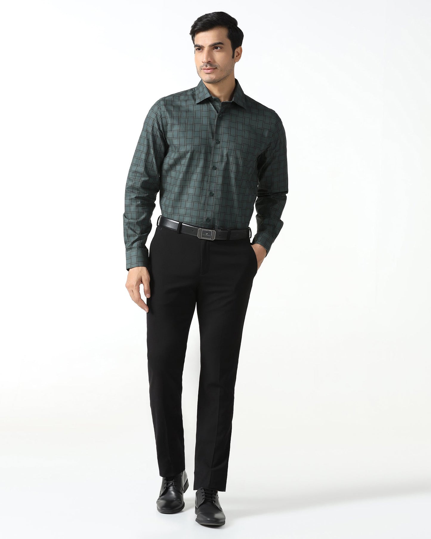 Olive Check Shirt - Ratio