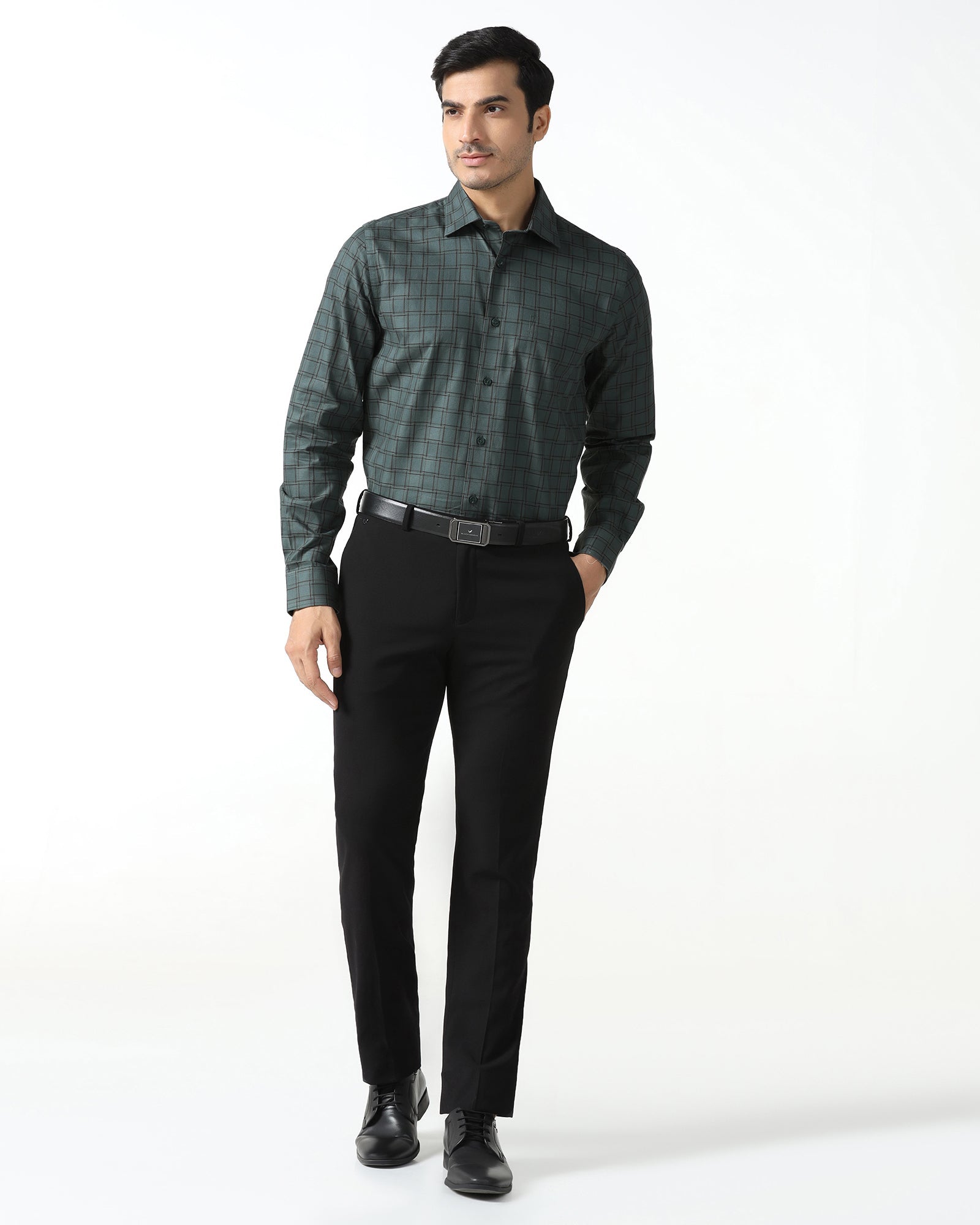 Olive Check Shirt - Ratio