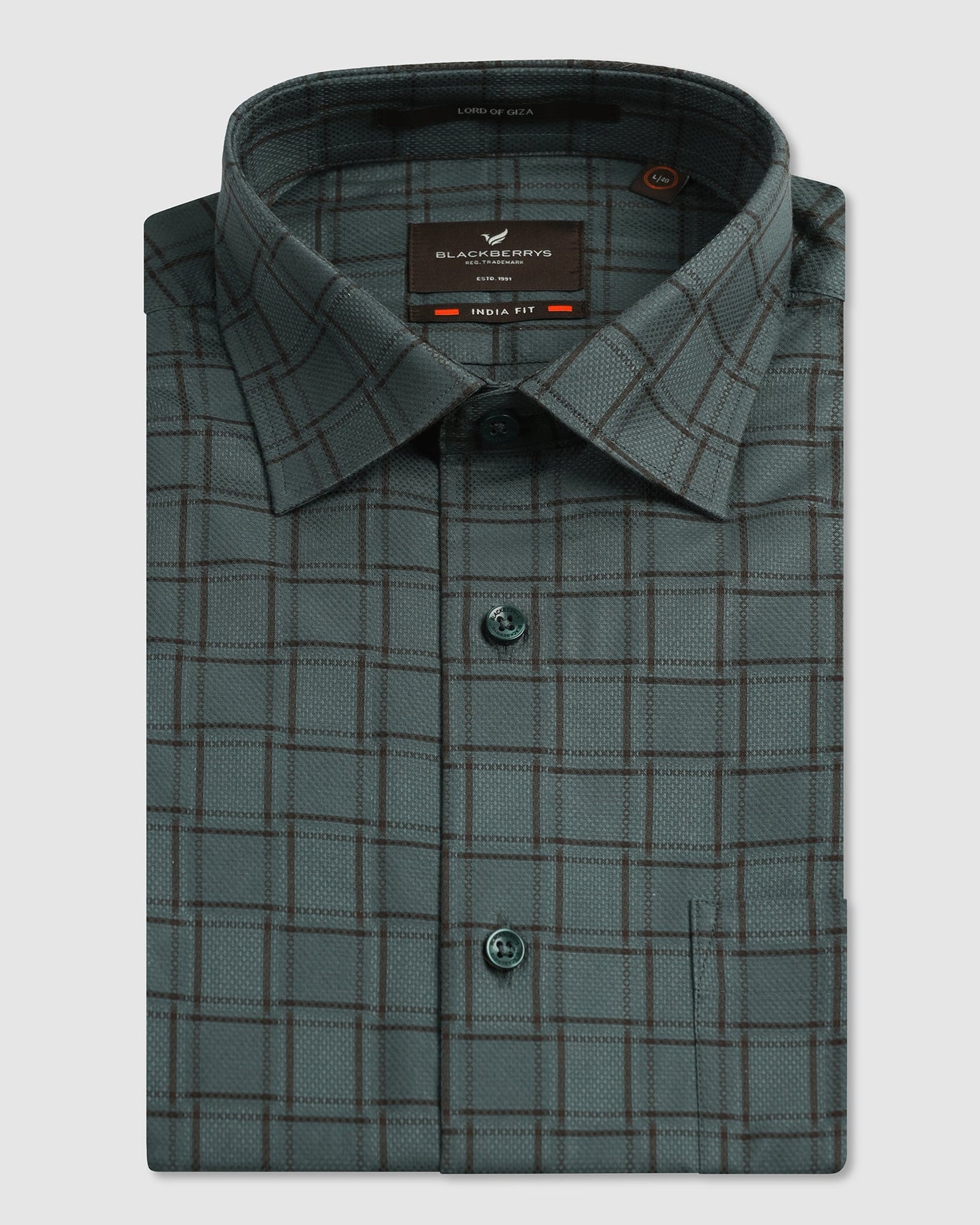 Olive Check Shirt - Ratio