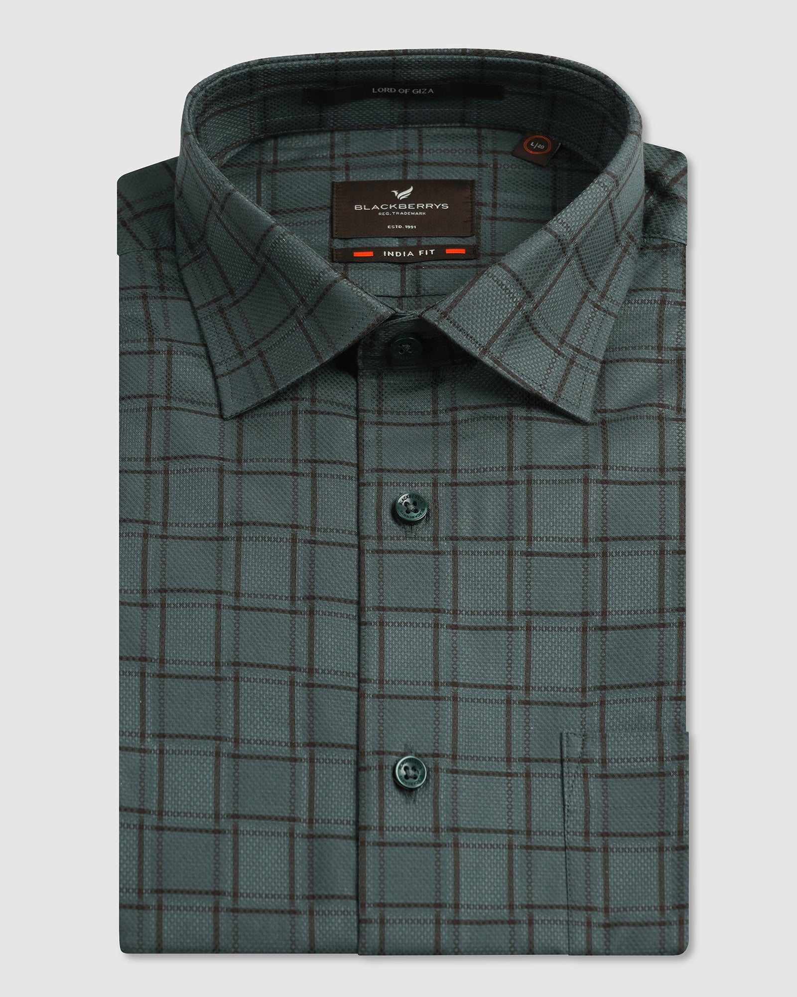 Olive Check Shirt - Ratio