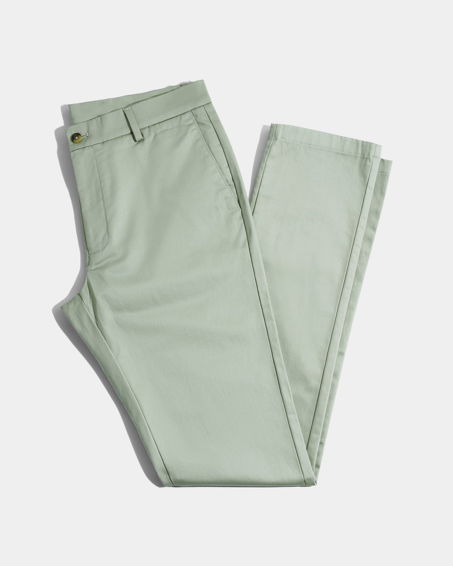 Olive Non Iron Solid Khakis - Cypres