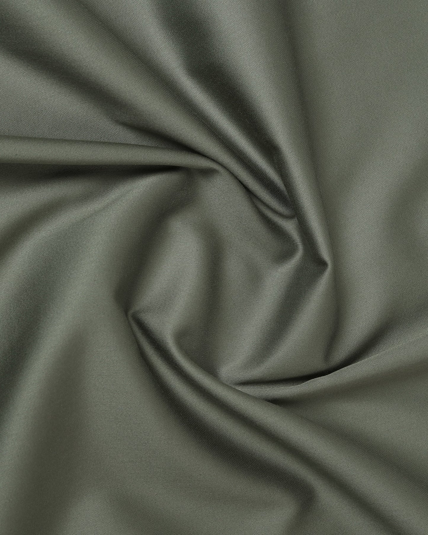 Olive Unwrinkle Solid Shirt - Sylvia