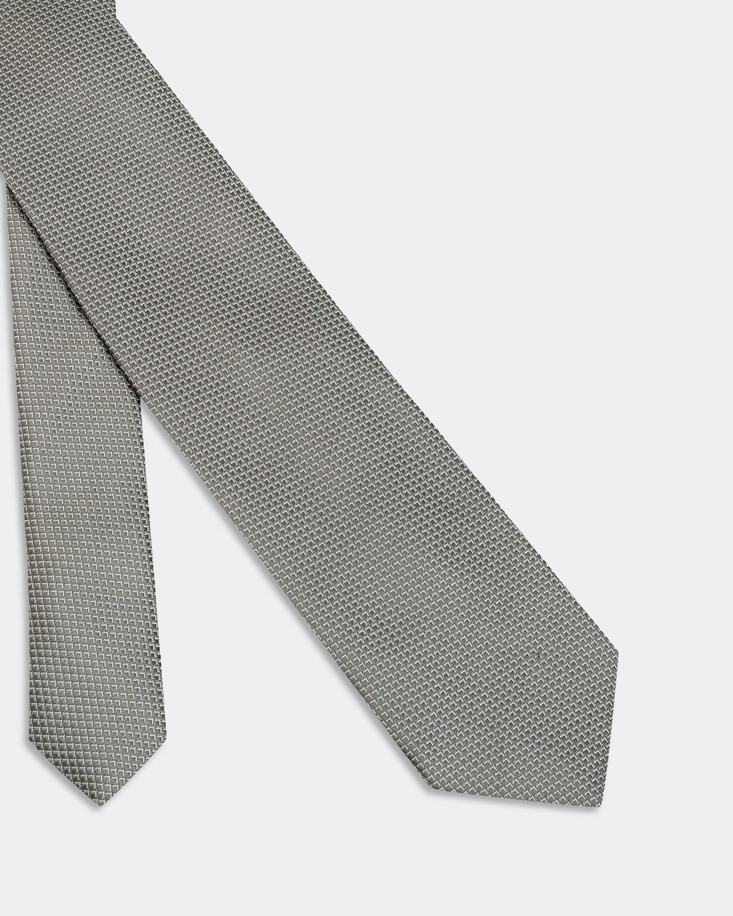 Olive Silk Jacquard Tie - Araks