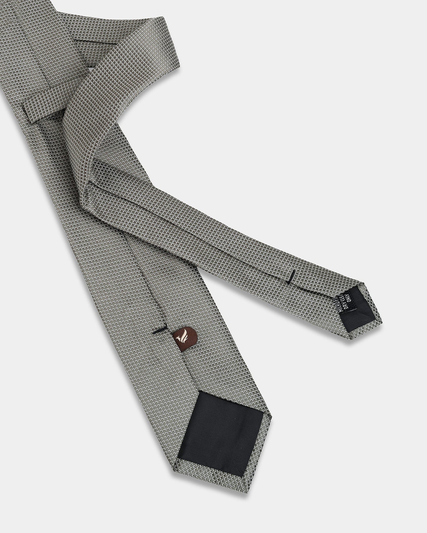 Olive Silk Jacquard Tie - Araks