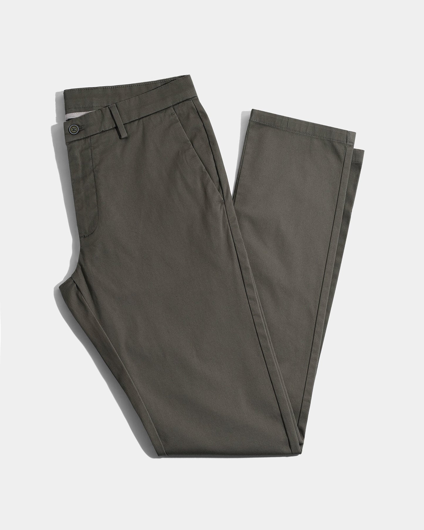 Olive Textured Khakis - Aurea
