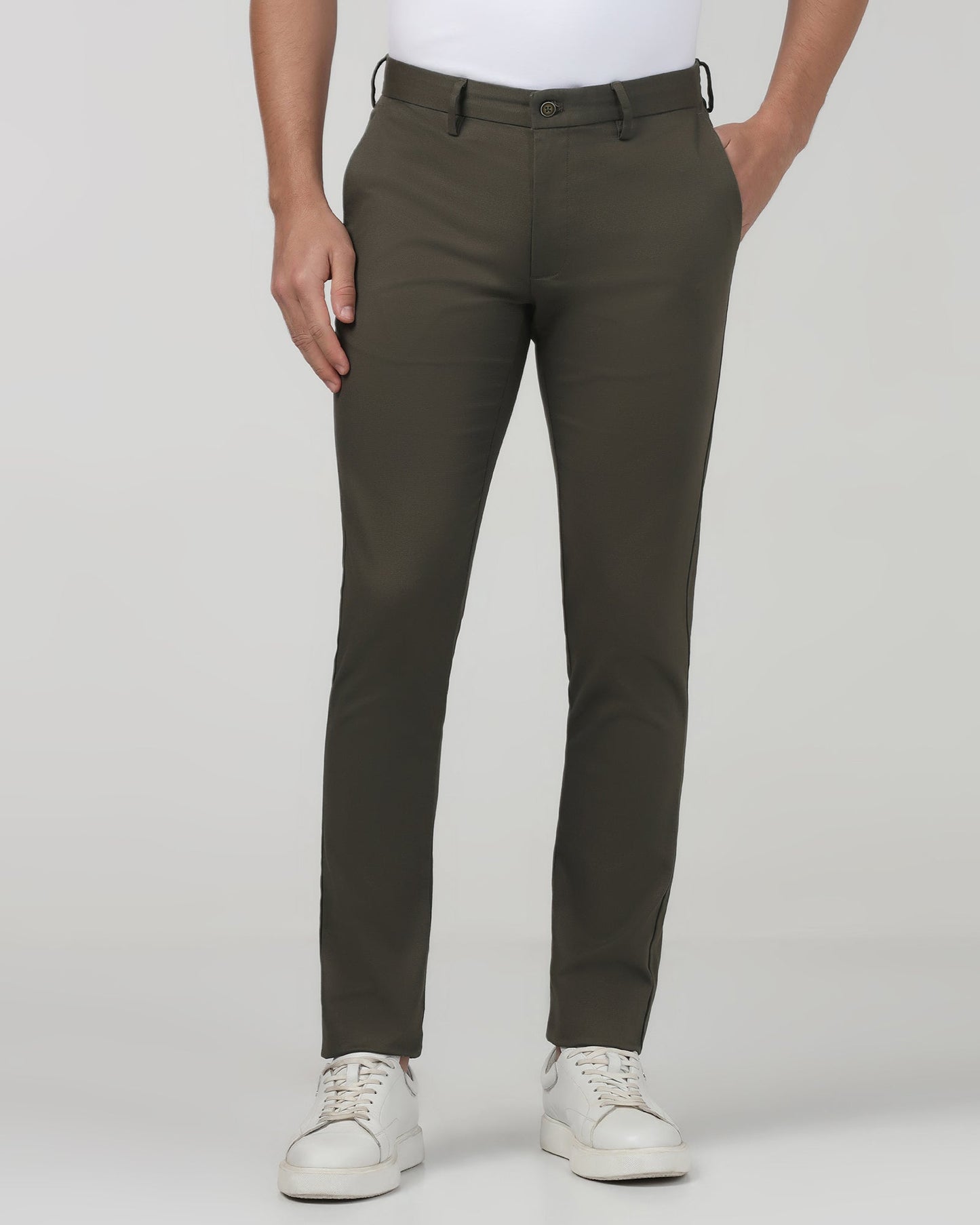 Olive Textured Khakis - Ibis
