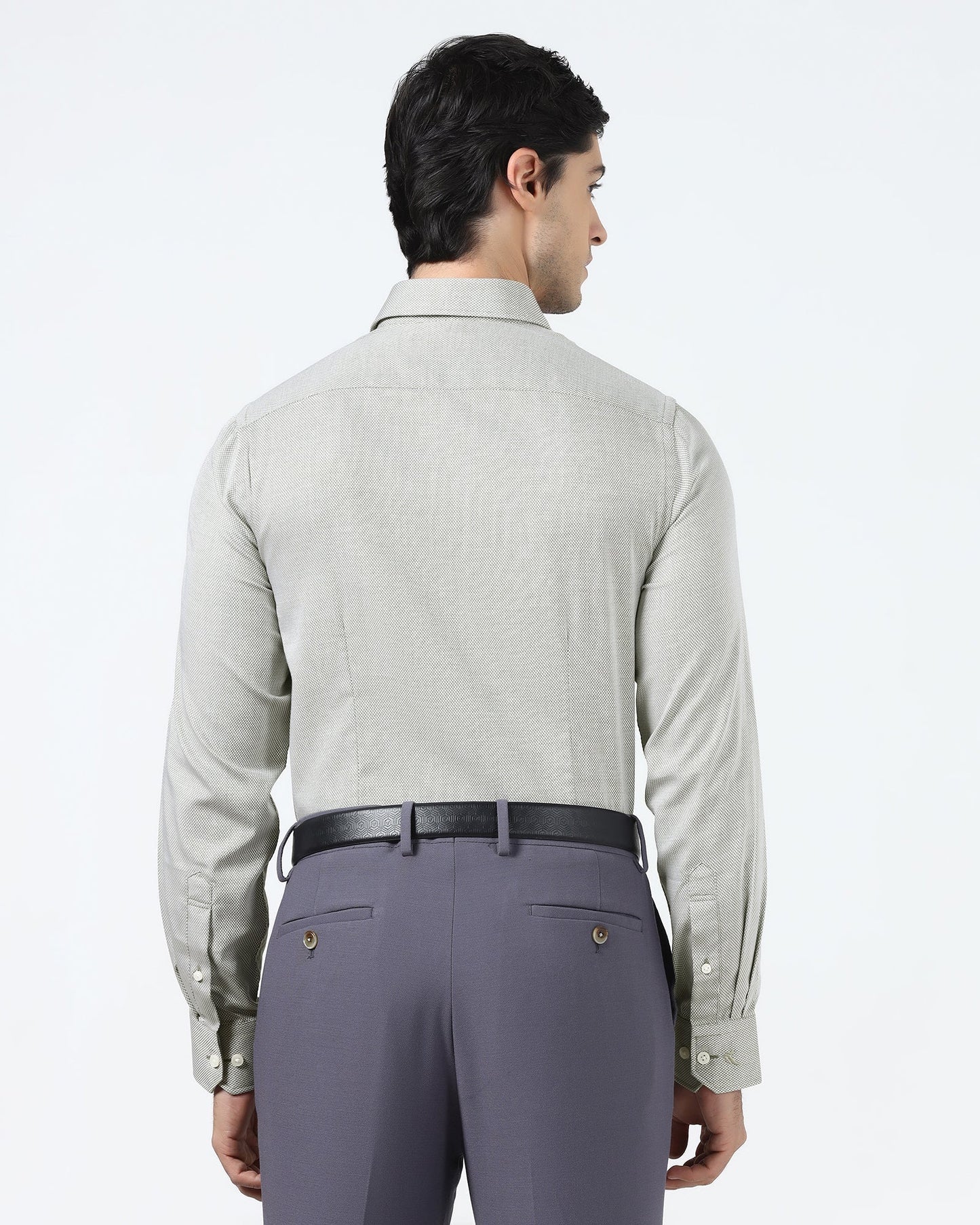Olive Textured Shirt - Thanos