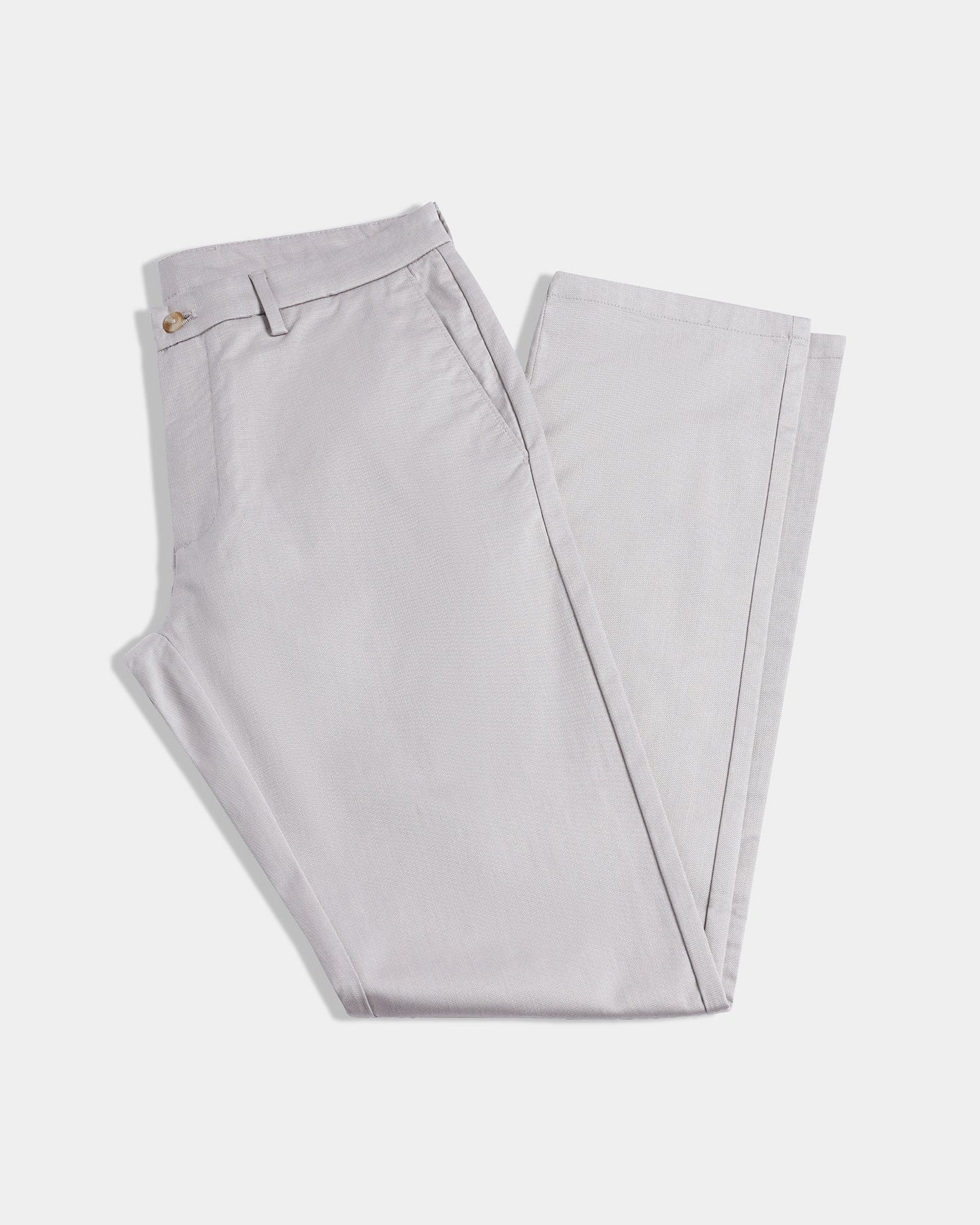 Peach Non Iron Textured Khaki - Poplar