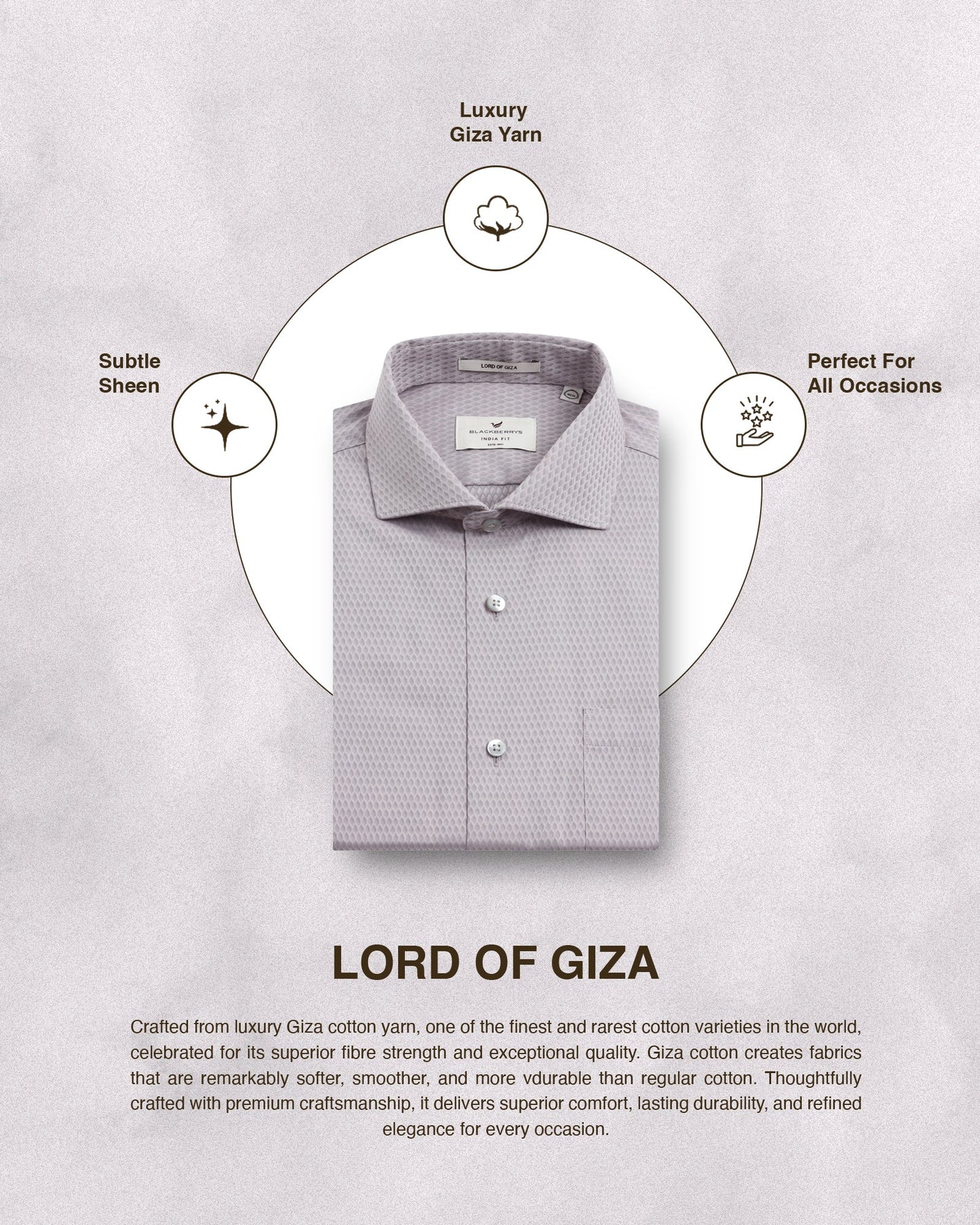 Peach Jacquard Shirt - Pedro