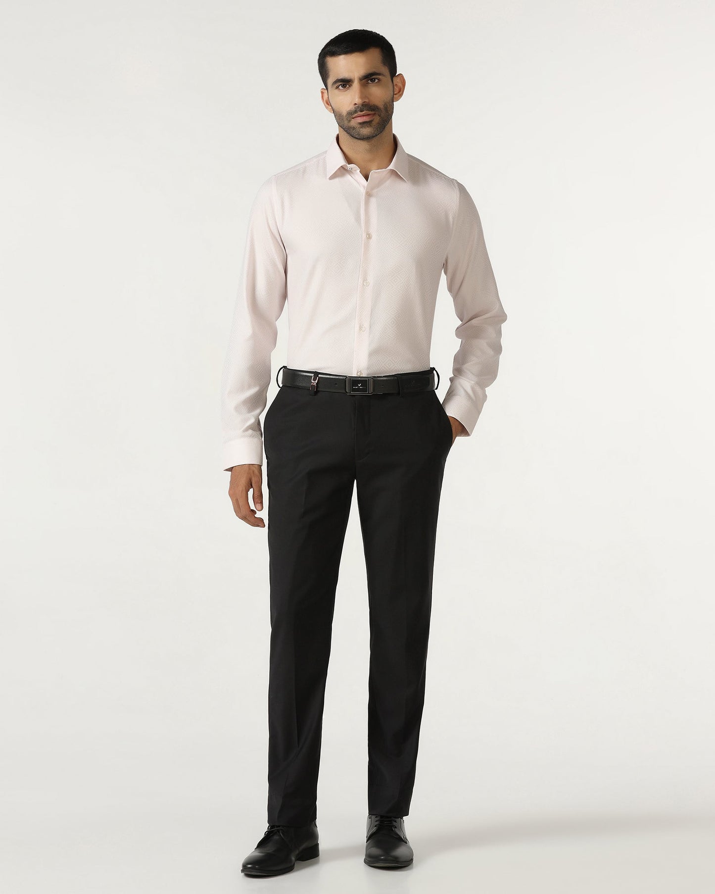 Peach Jacquard Shirt - Render