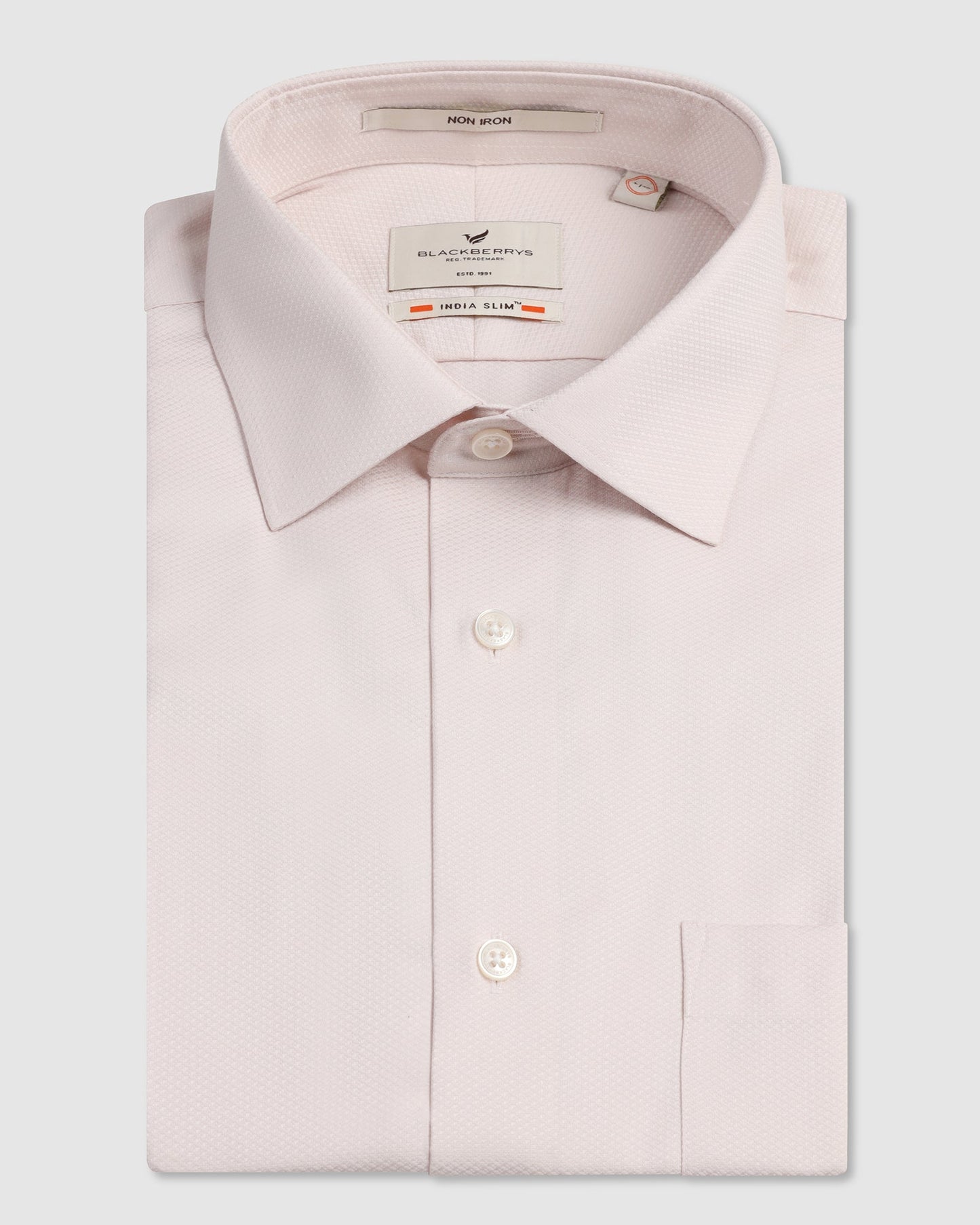 Peach Textured Shirt - Ryan