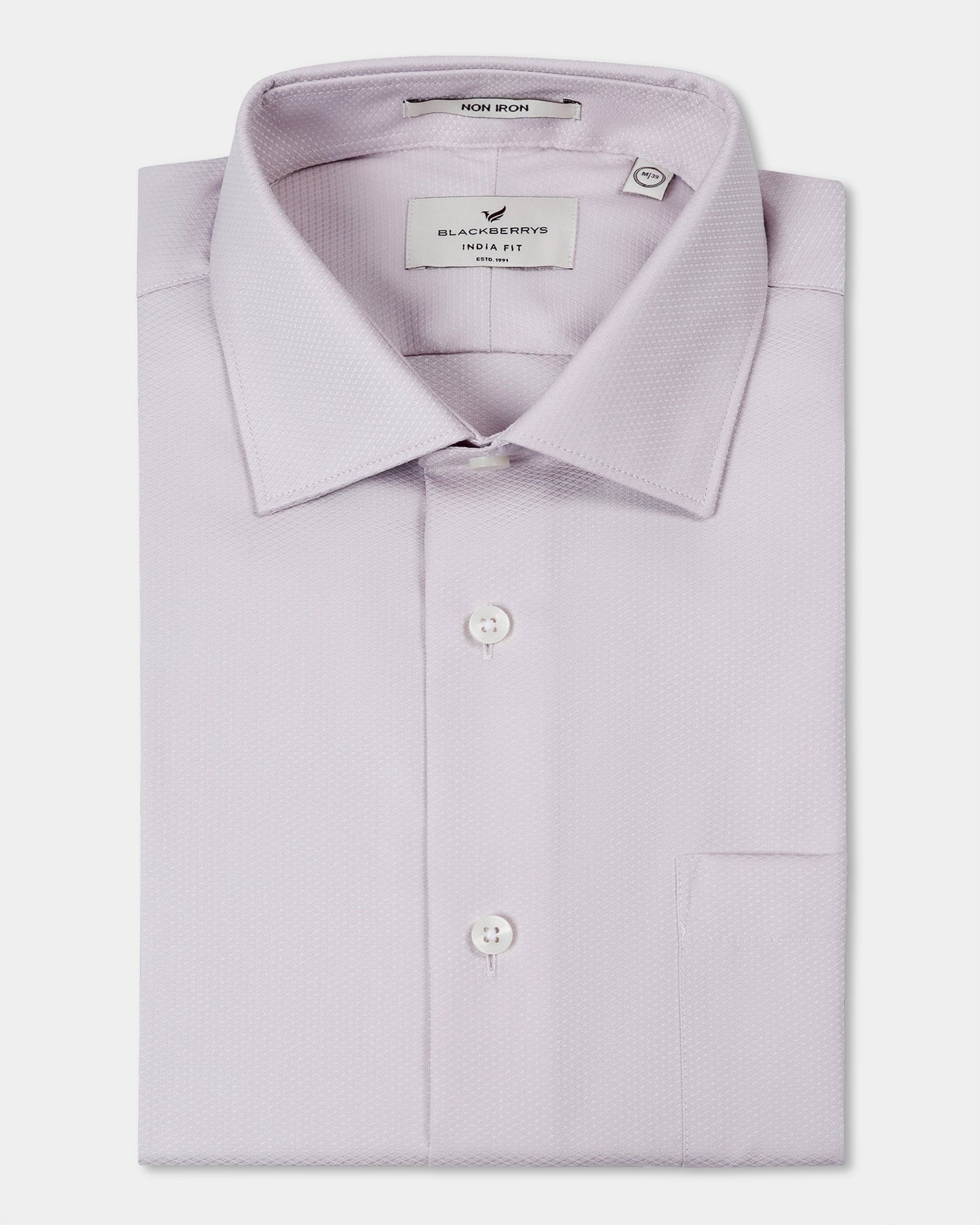 Pink Non Iron Textured Shirt - P31