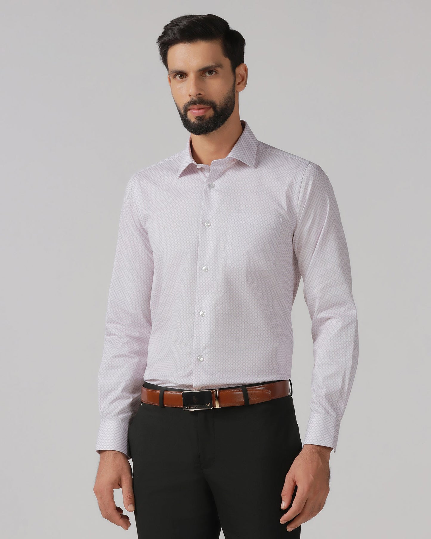 Pink Printed Shirt - Wesley