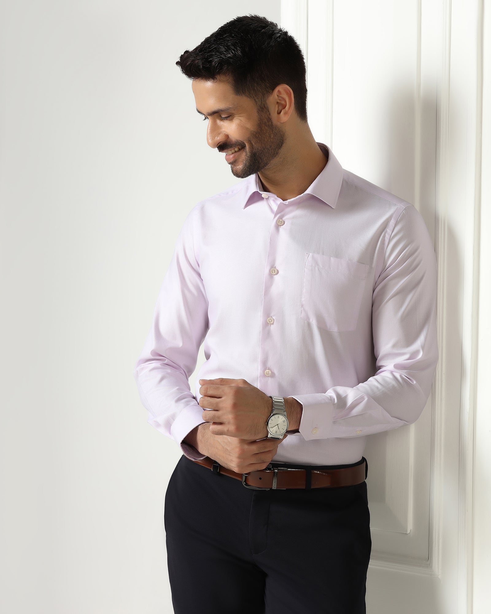 Pink Solid Shirt - Rally