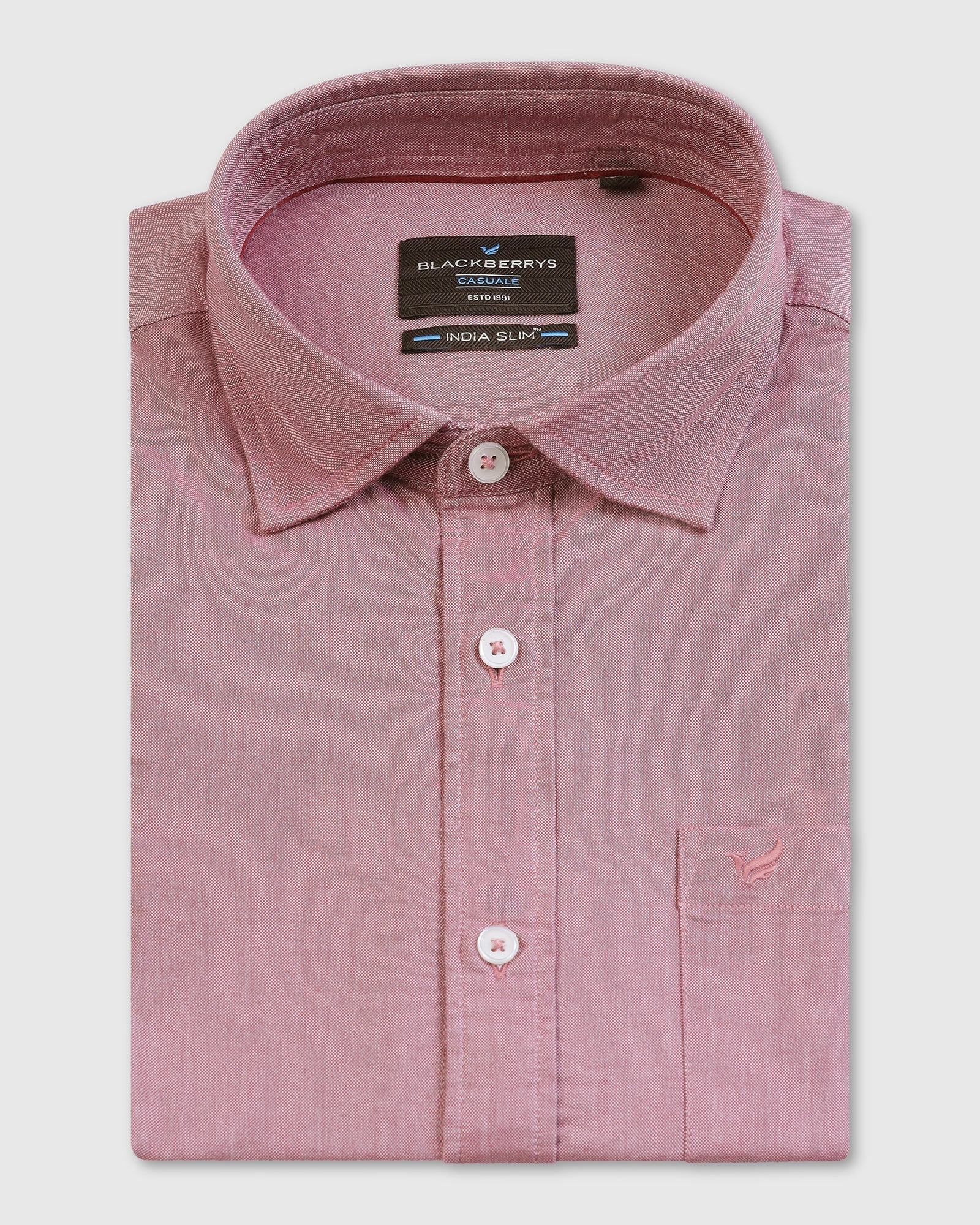 Pink Solid Shirt - Solly