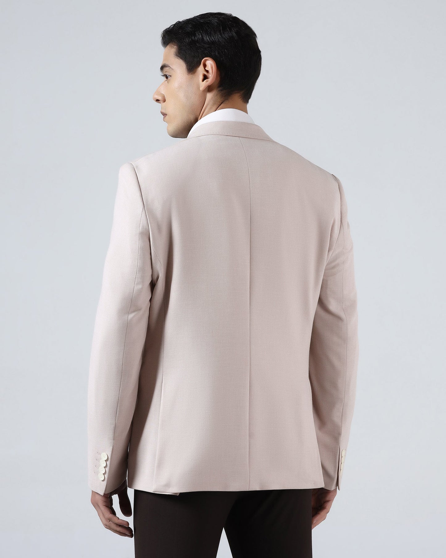 Pink Textured Blazer - Watson