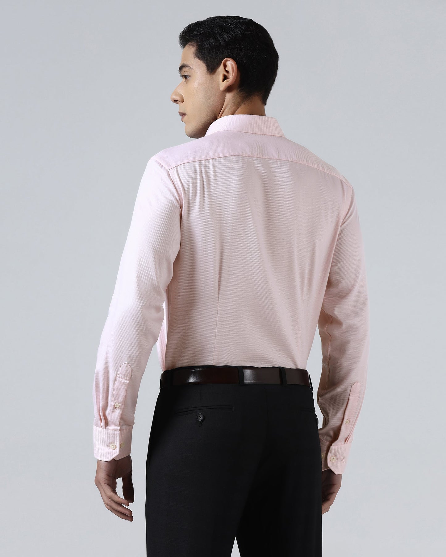 Pink Textured Shirt - Quinn