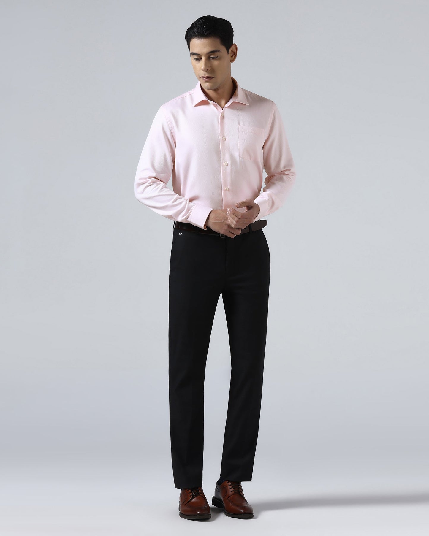 Pink Textured Shirt - Quinn