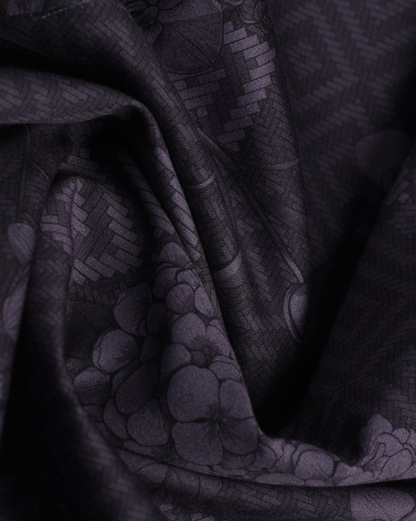 Plum Printed Shirt - Pristine