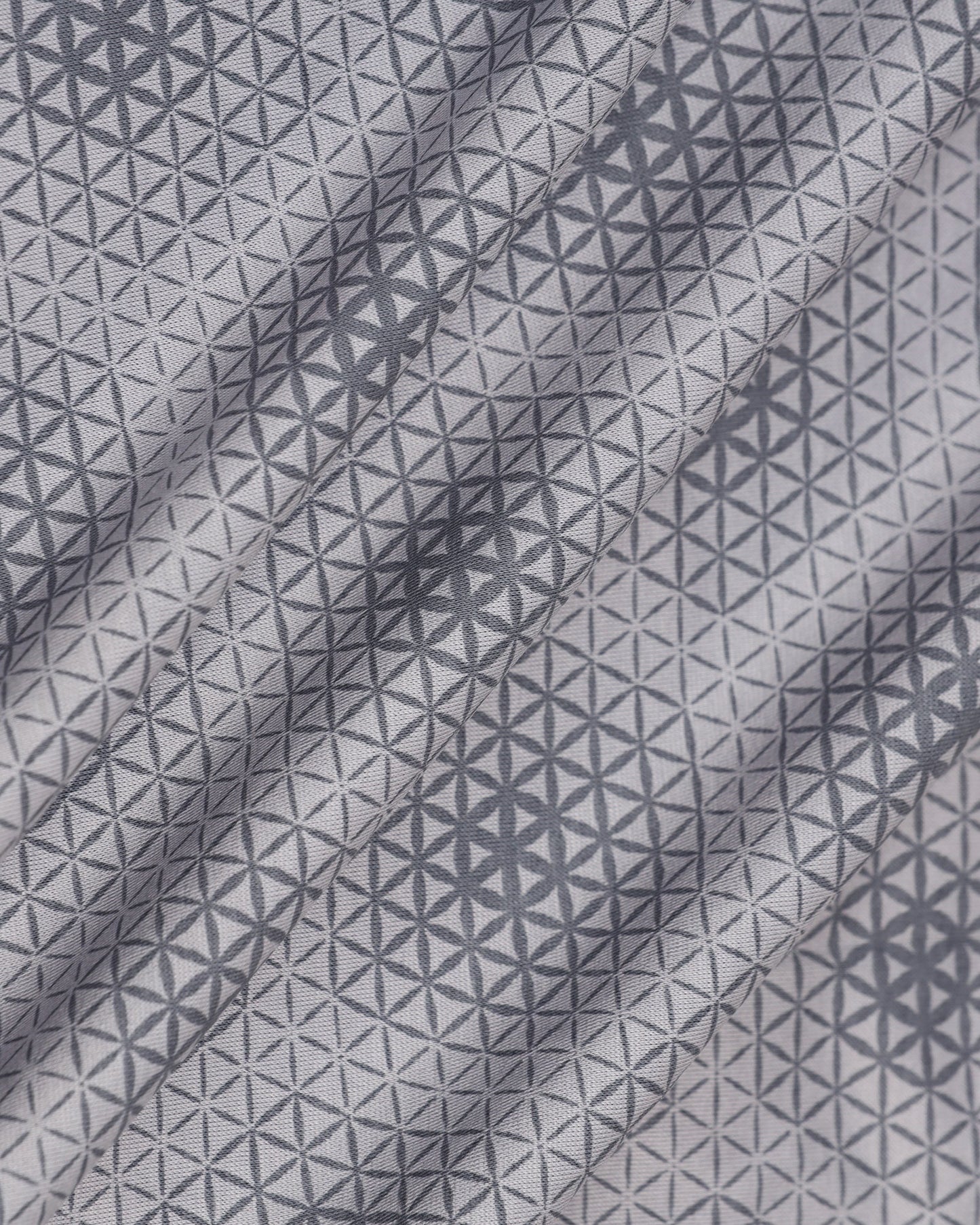 Polo Grey Printed T-Shirt - Hex