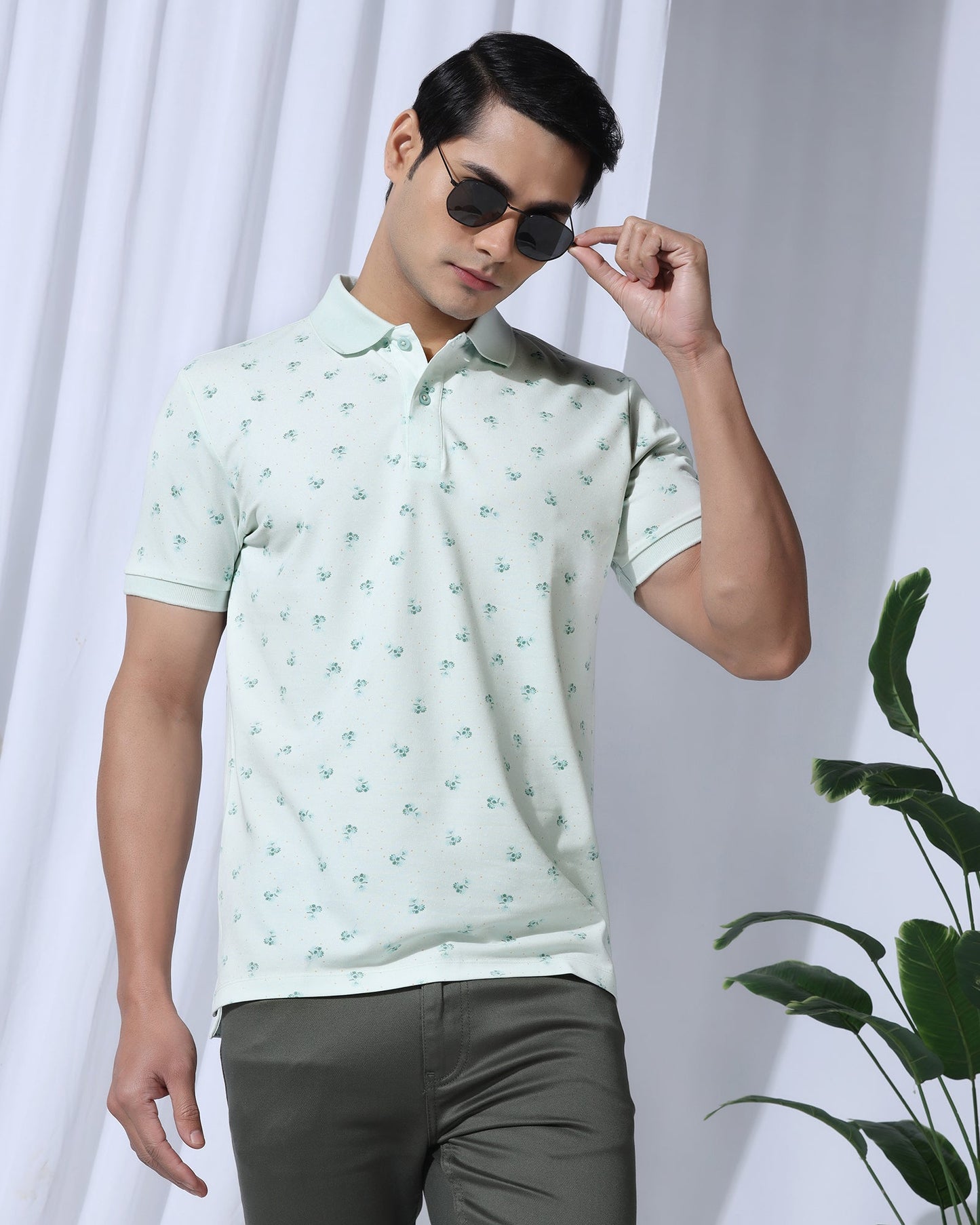 Polo Mint Printed T-Shirt - Sonic