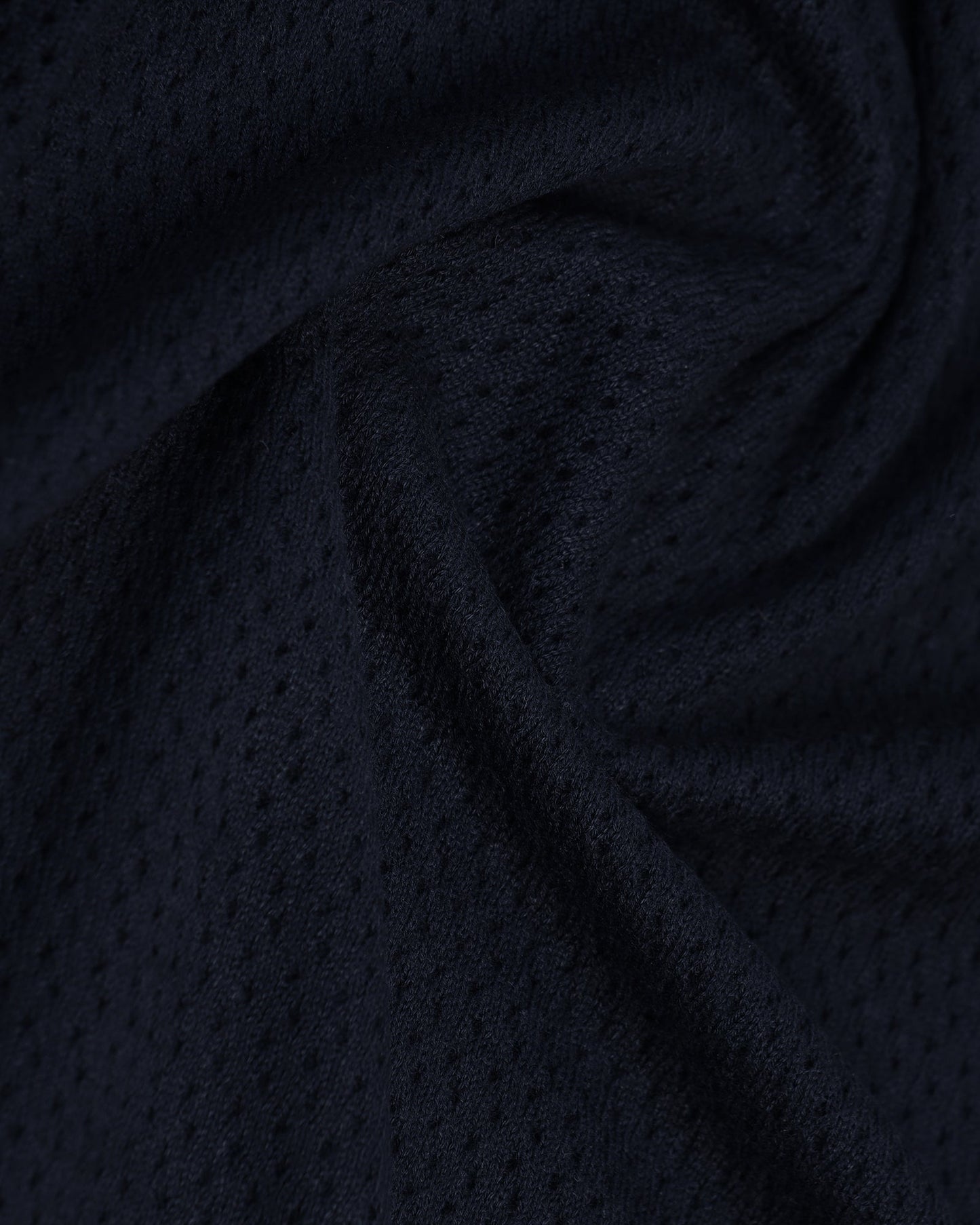 Polo Navy Textured T-Shirt - Mesh