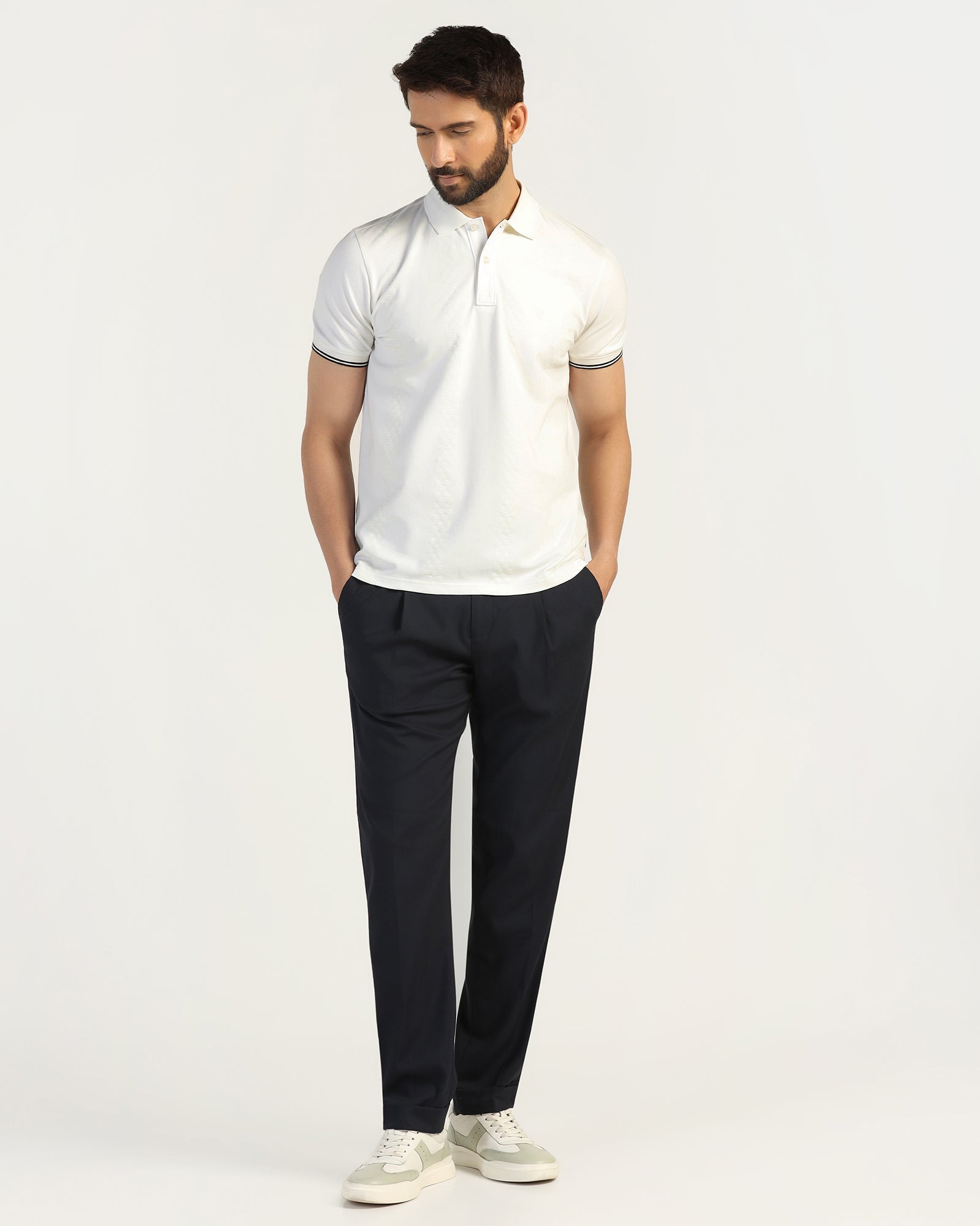 Polo White Printed T-Shirt - Eta