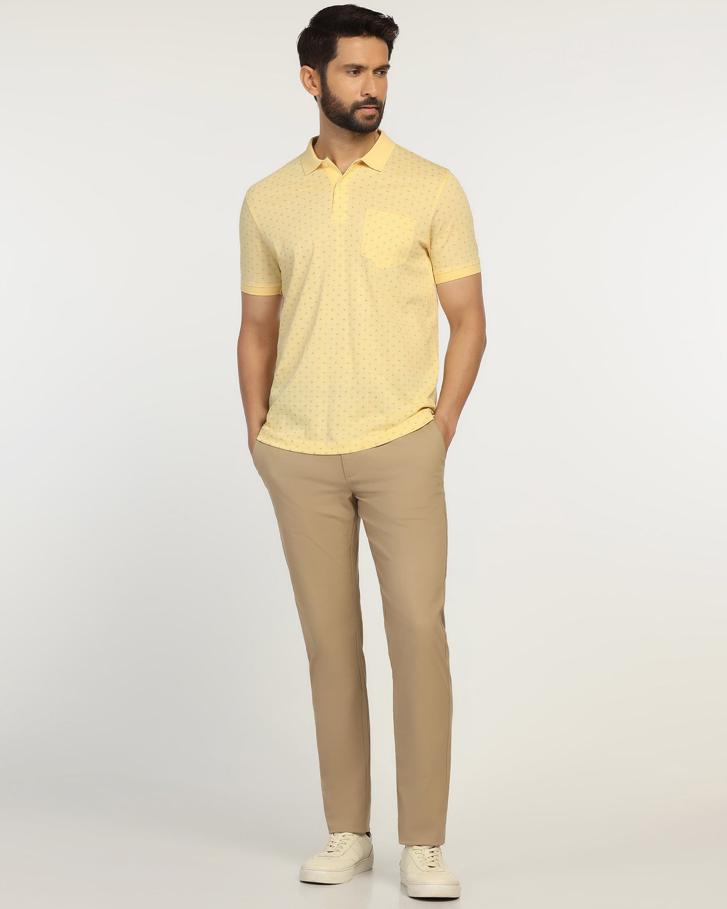 Polo Yellow Printed T-Shirt - Henry
