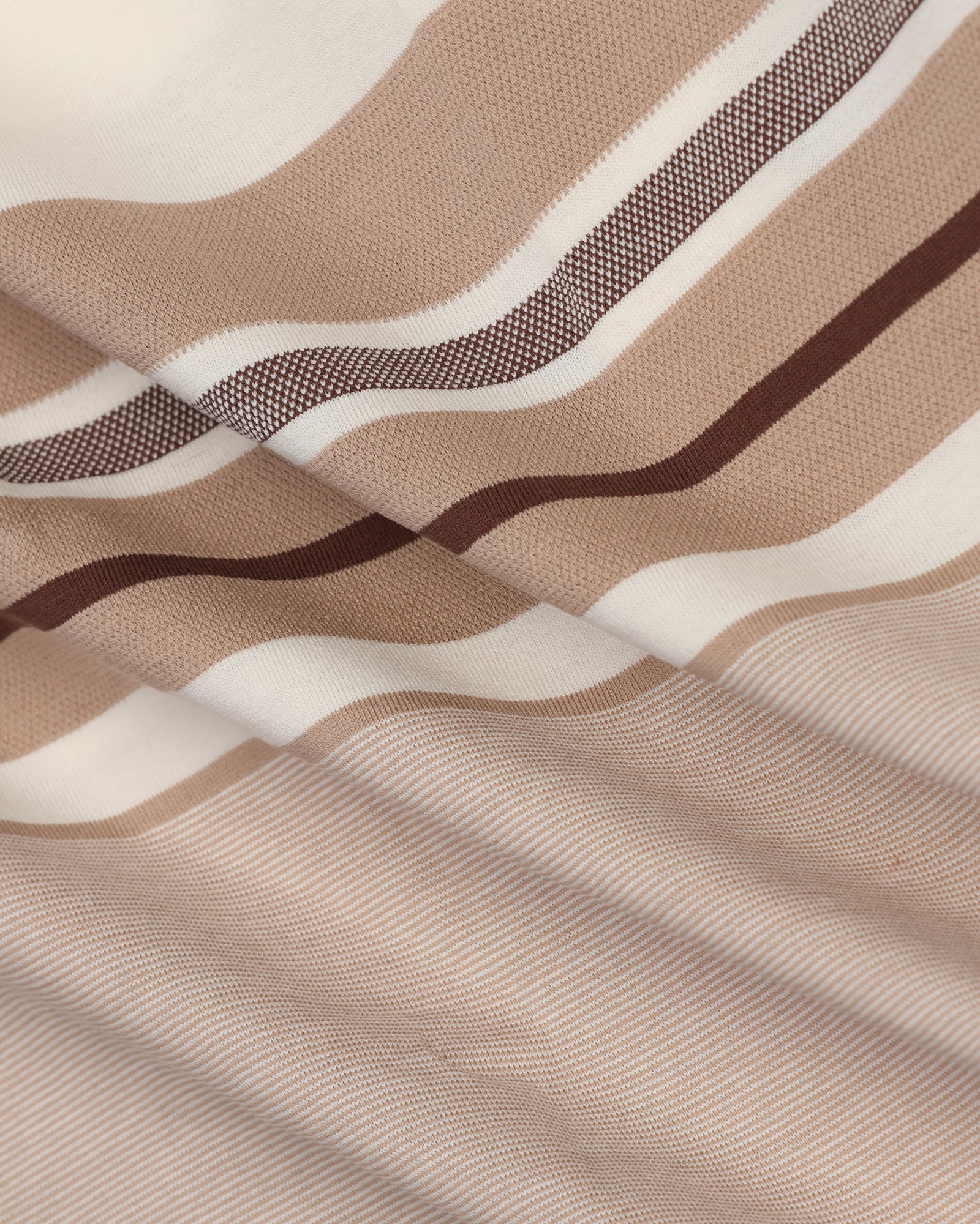 Polo Beige Stripe T-Shirt - Bella
