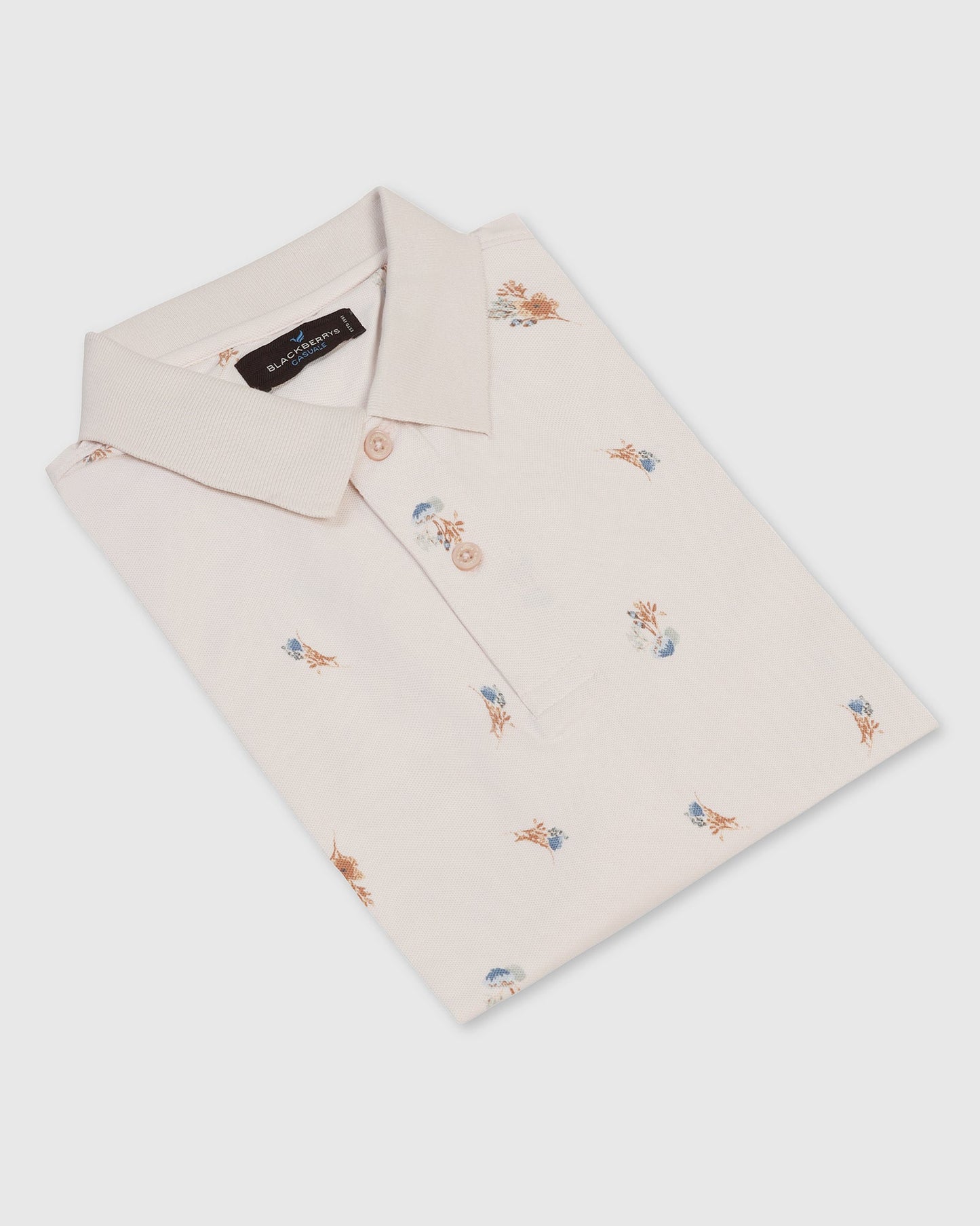 Polo Light Pink Printed T-Shirt - Depp