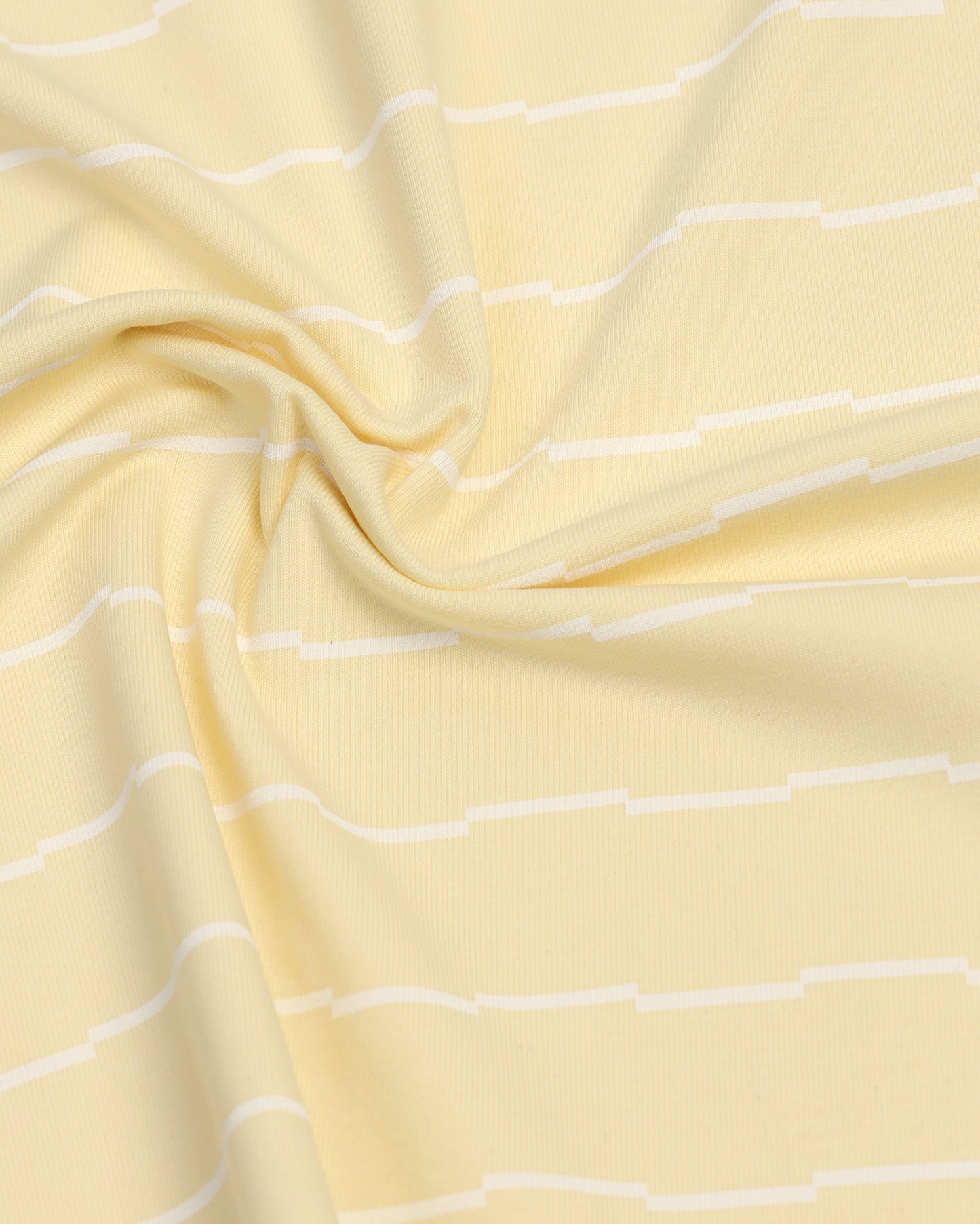 Polo Light Yellow Stripe T-Shirt - Sail