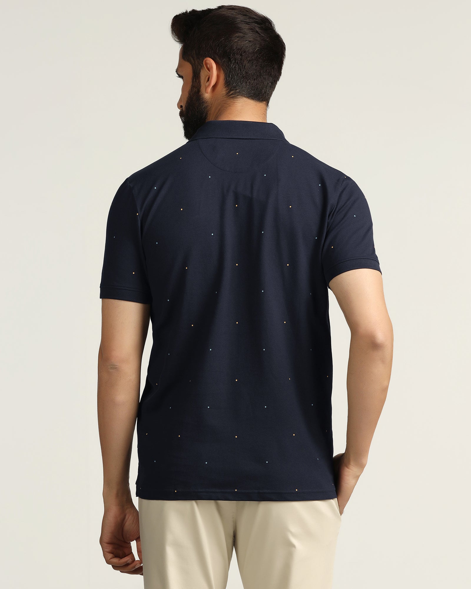 Polo Navy Printed T-Shirt - Wembley